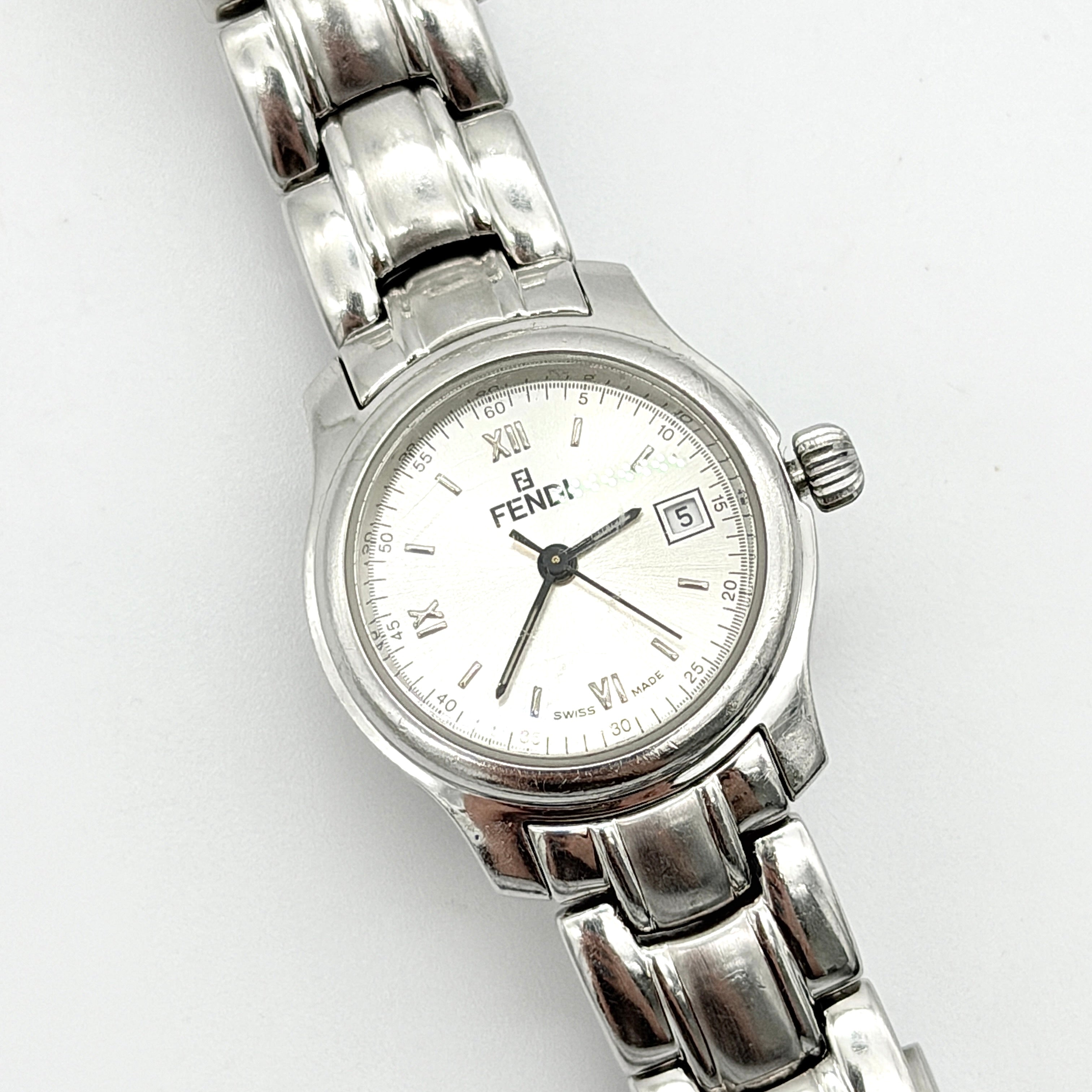 Fendi 210L Stainless Steel Watch Silver