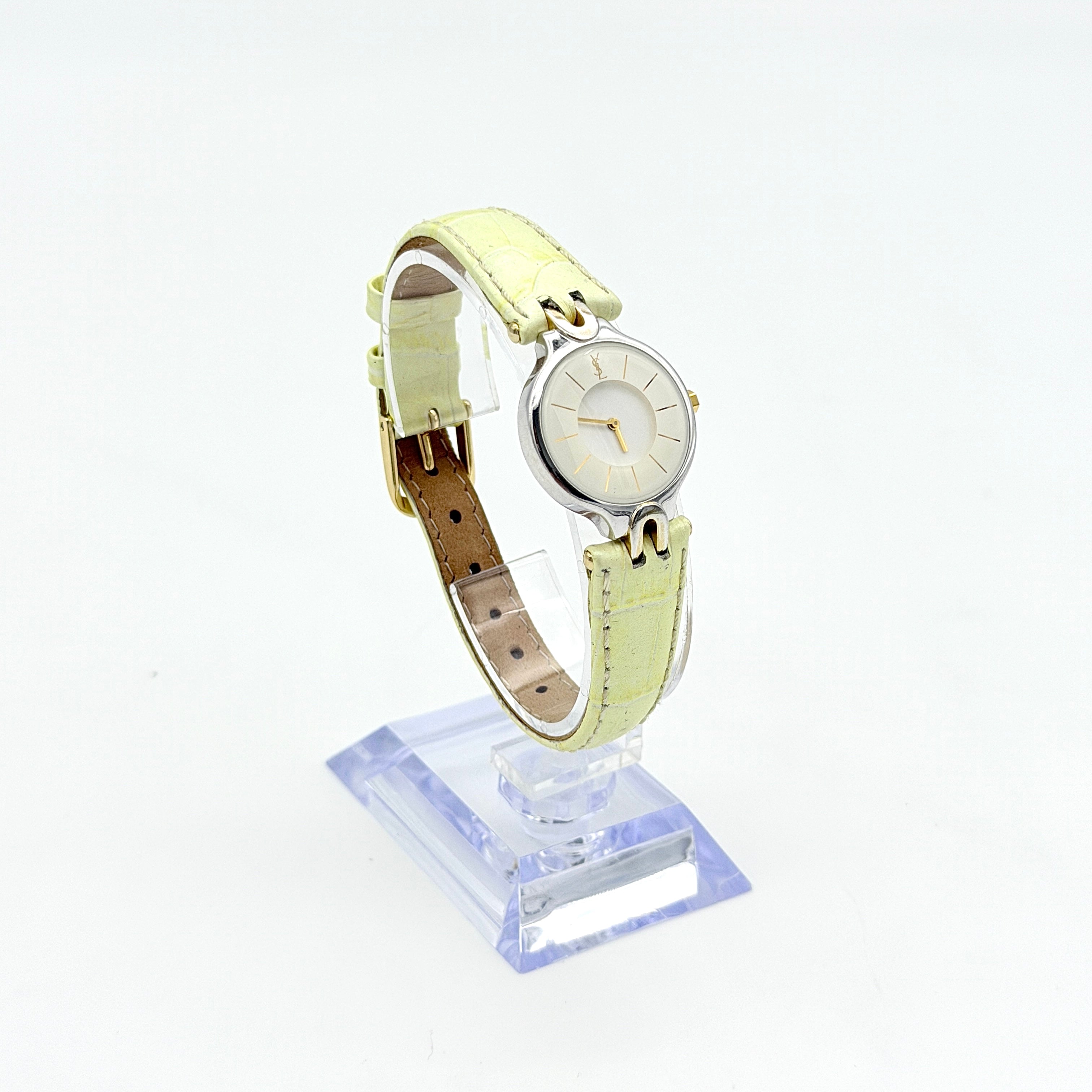 Yves Saint Laurent 5421-H08070Y Wrist Watch Yellow