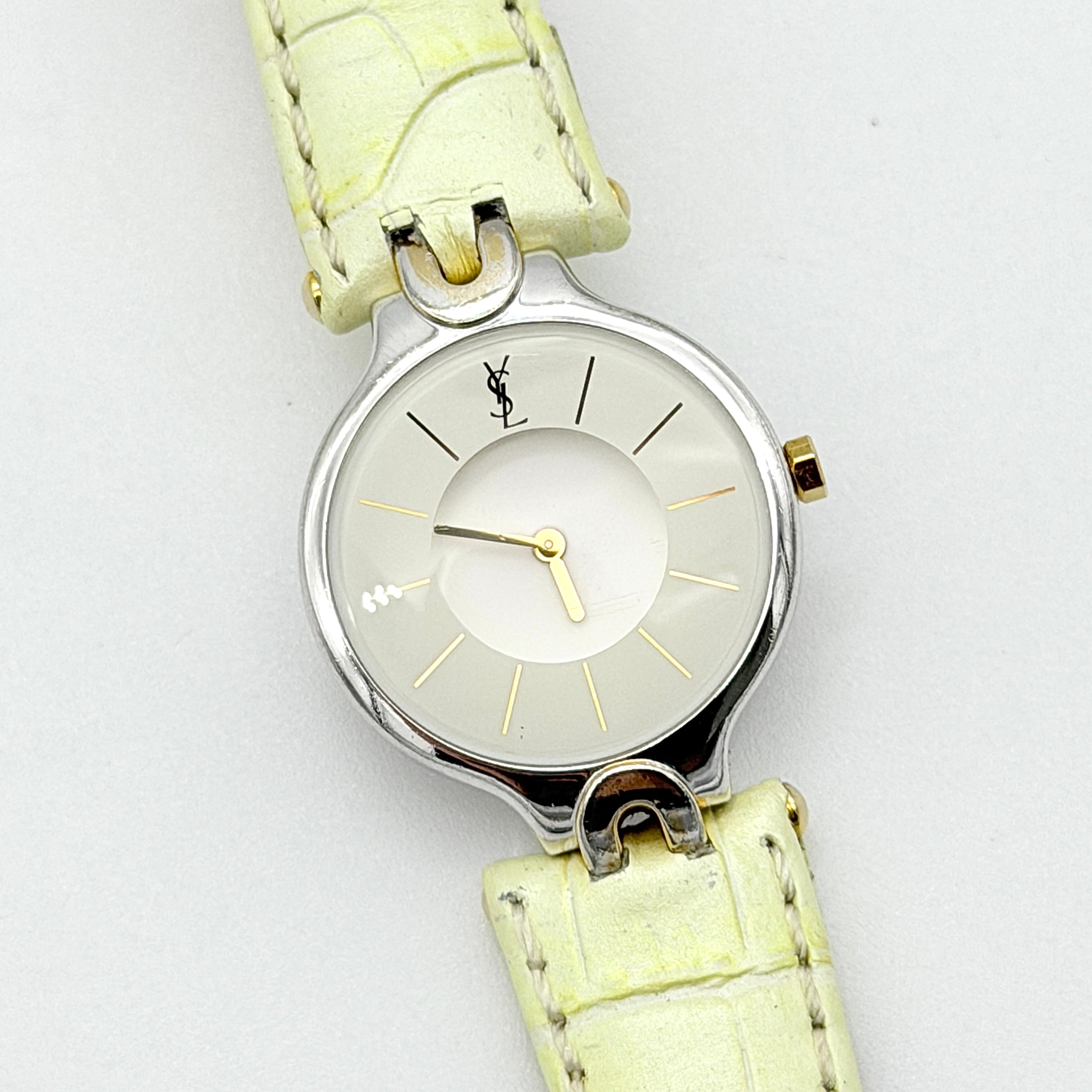 Yves Saint Laurent 5421-H08070Y Wrist Watch Yellow