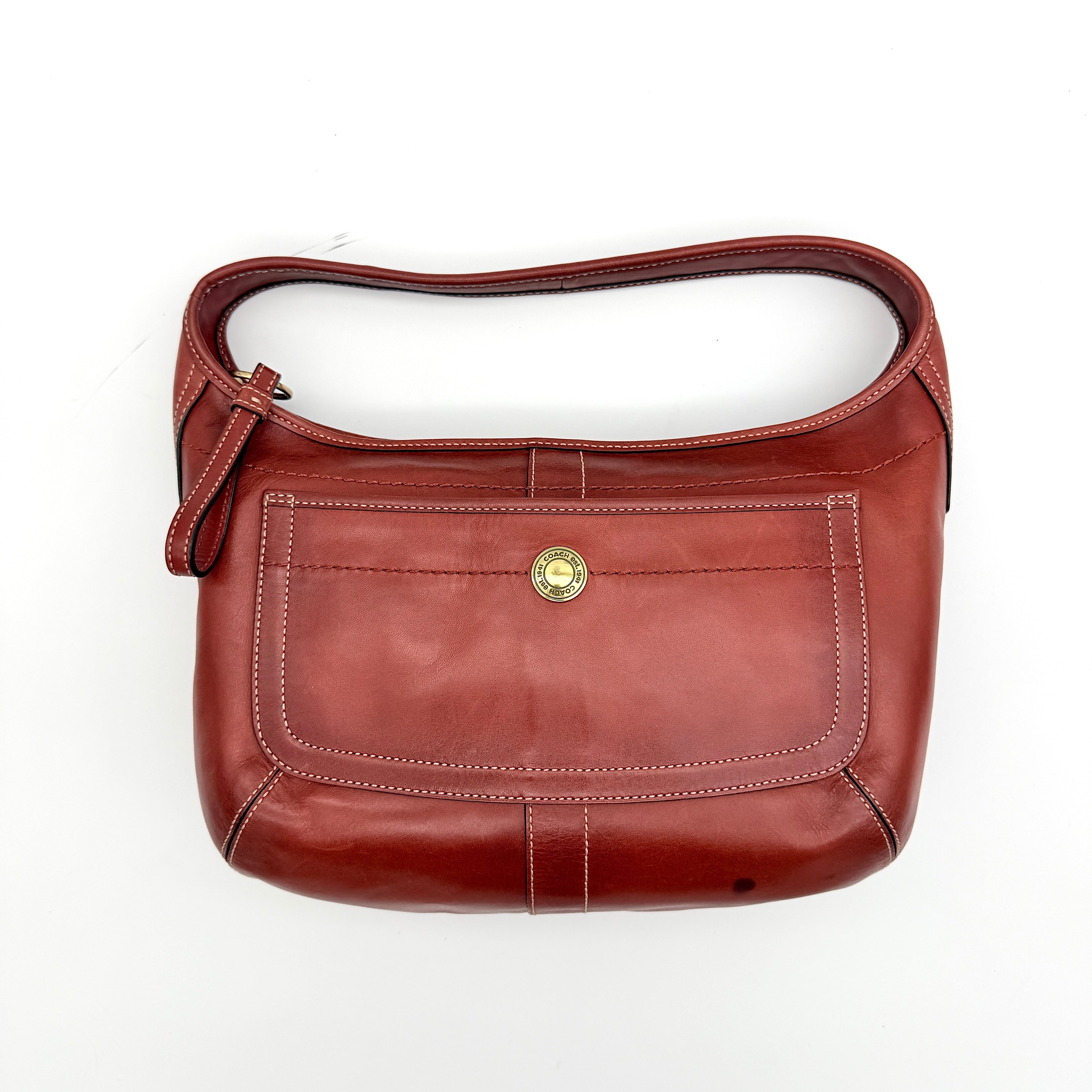 Coach Signature Ergo Hobo Shoulder Bag Brown