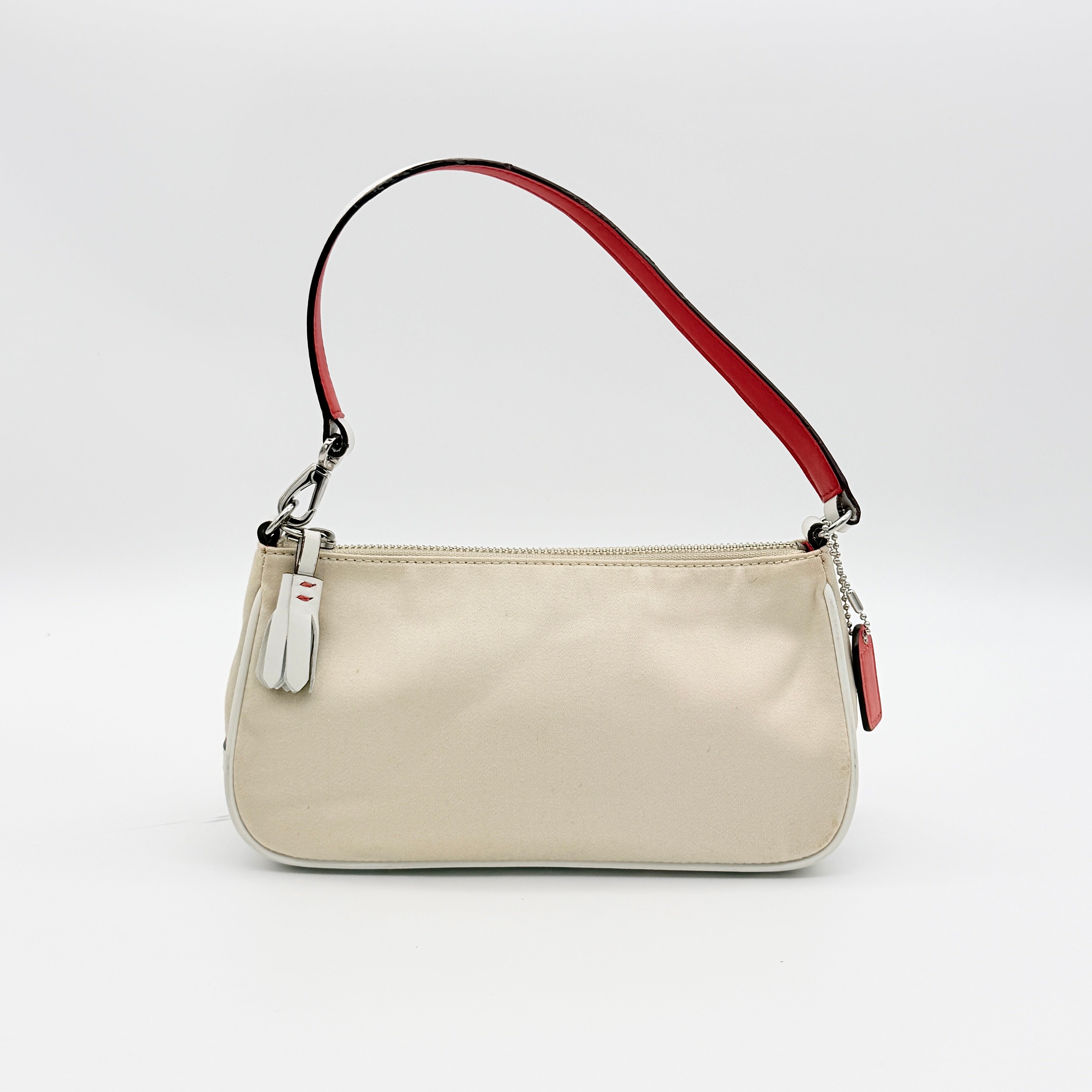 Coach Y2K Demi Shoulder Bag Cream/Red