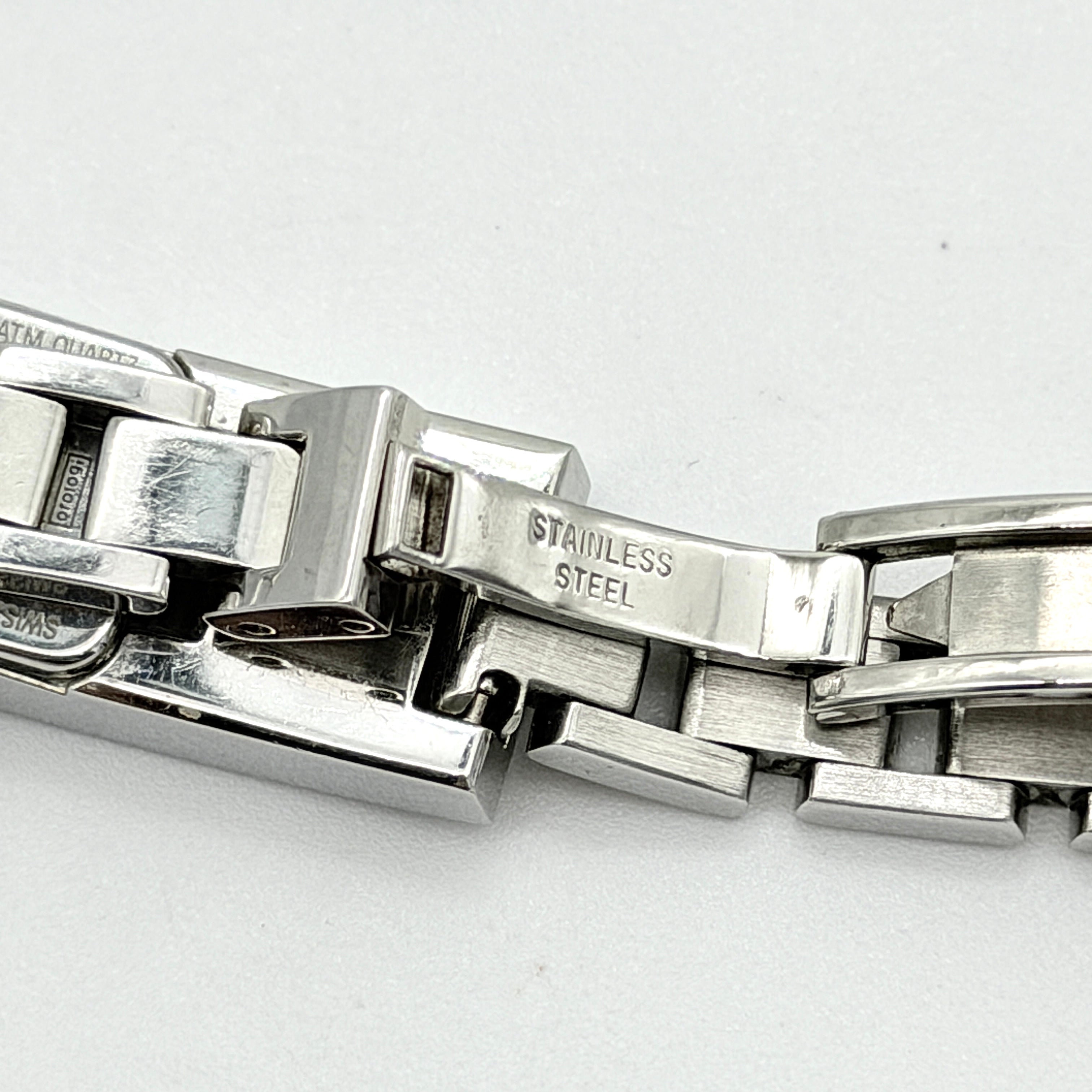 Fendi 3300L Champagne Dial Stainless Steel Tank Watch