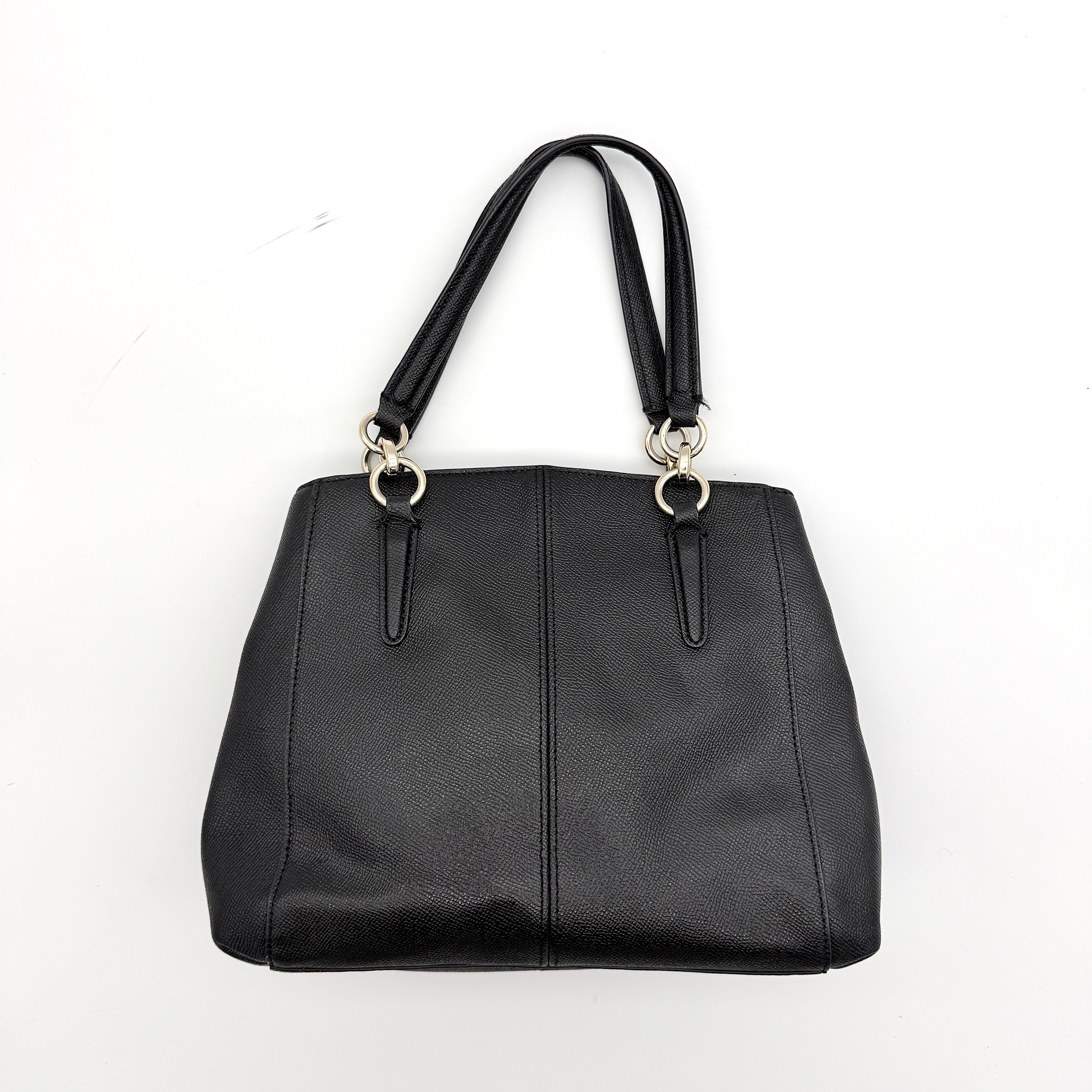 Coach 2Way Minetta Satchel Shoulder Bag Black