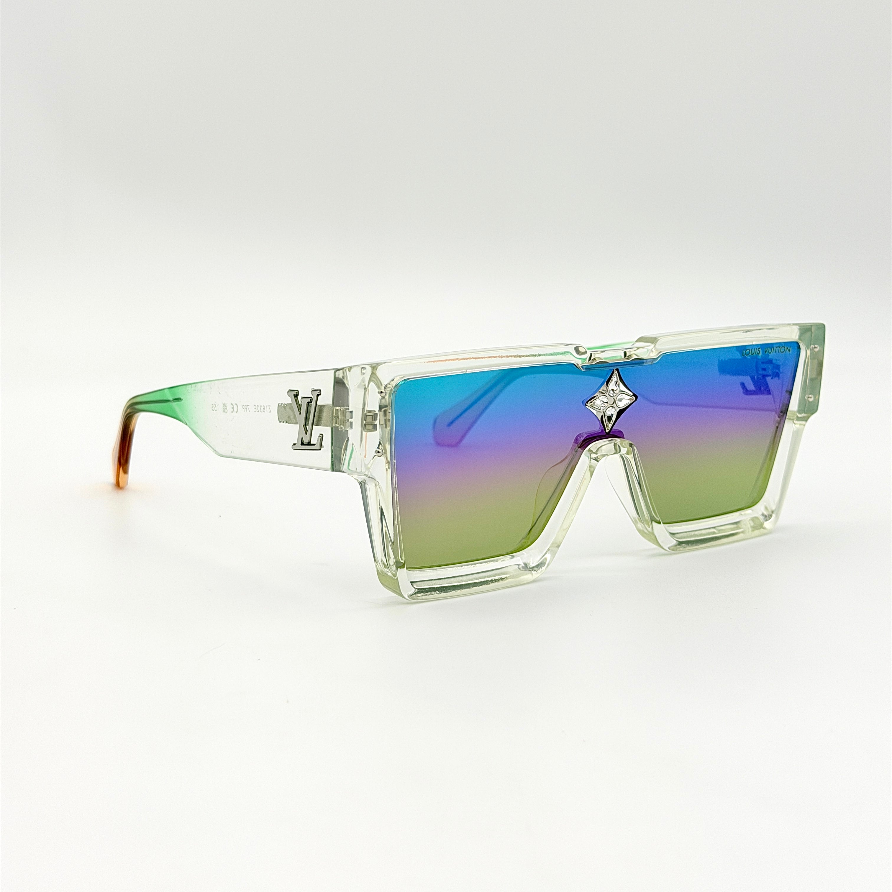 Louis Vuitton Cyclone Sunglasses Clear Multicolor Gradient