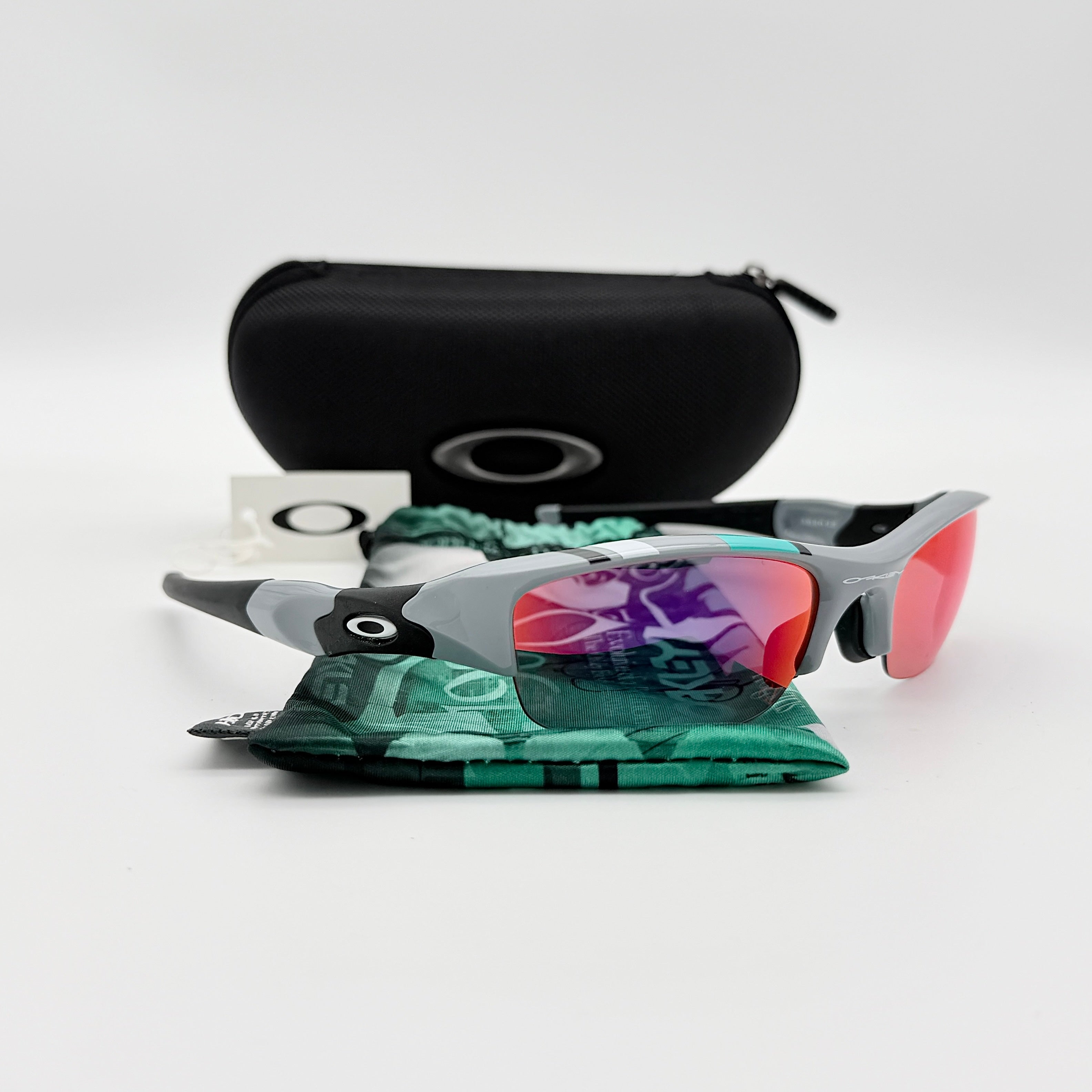 Oakley Flak Jacket XLJ 26-263J 30th Anniversary Sunglasses Grey/Black