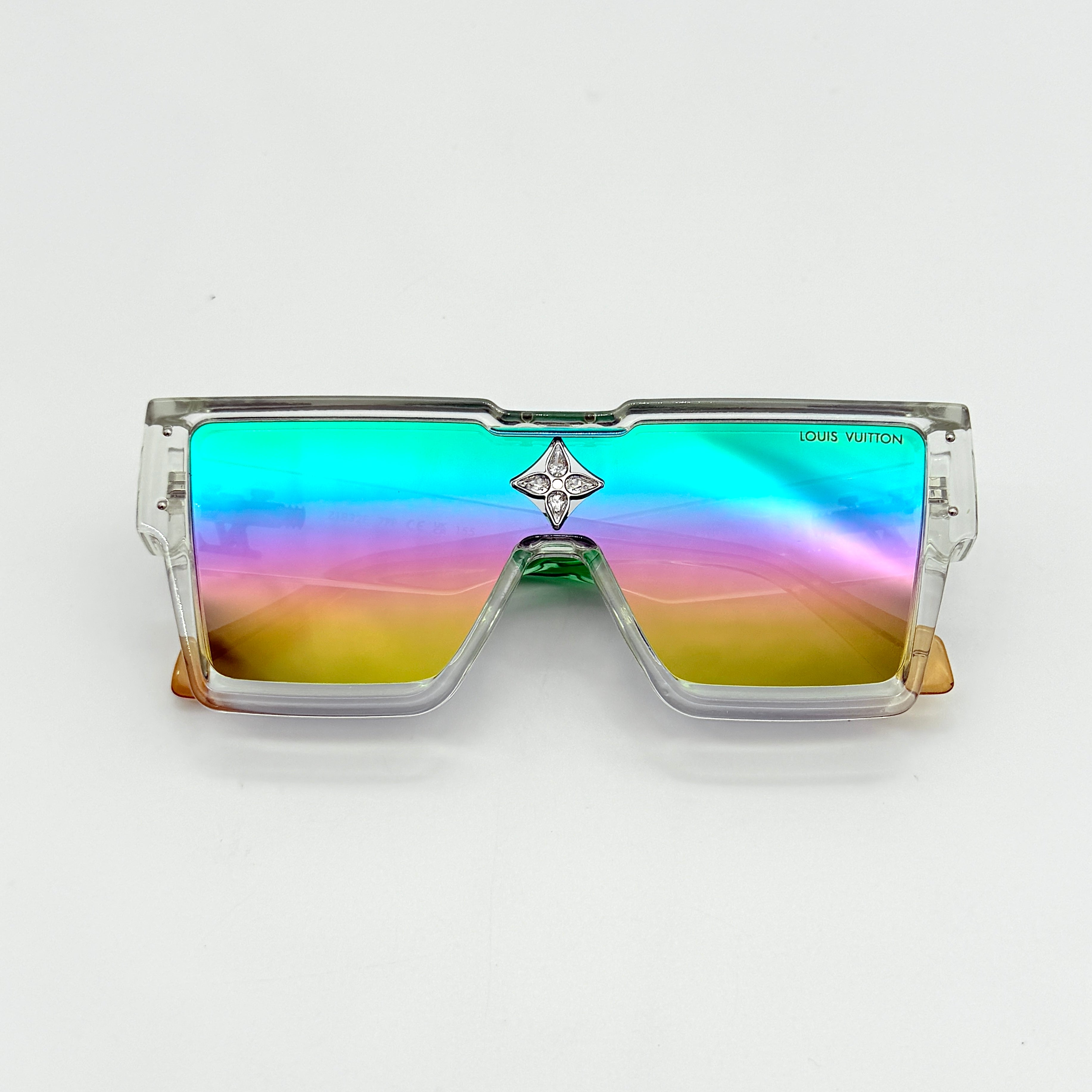 Louis Vuitton Cyclone Sunglasses Clear Multicolor Gradient