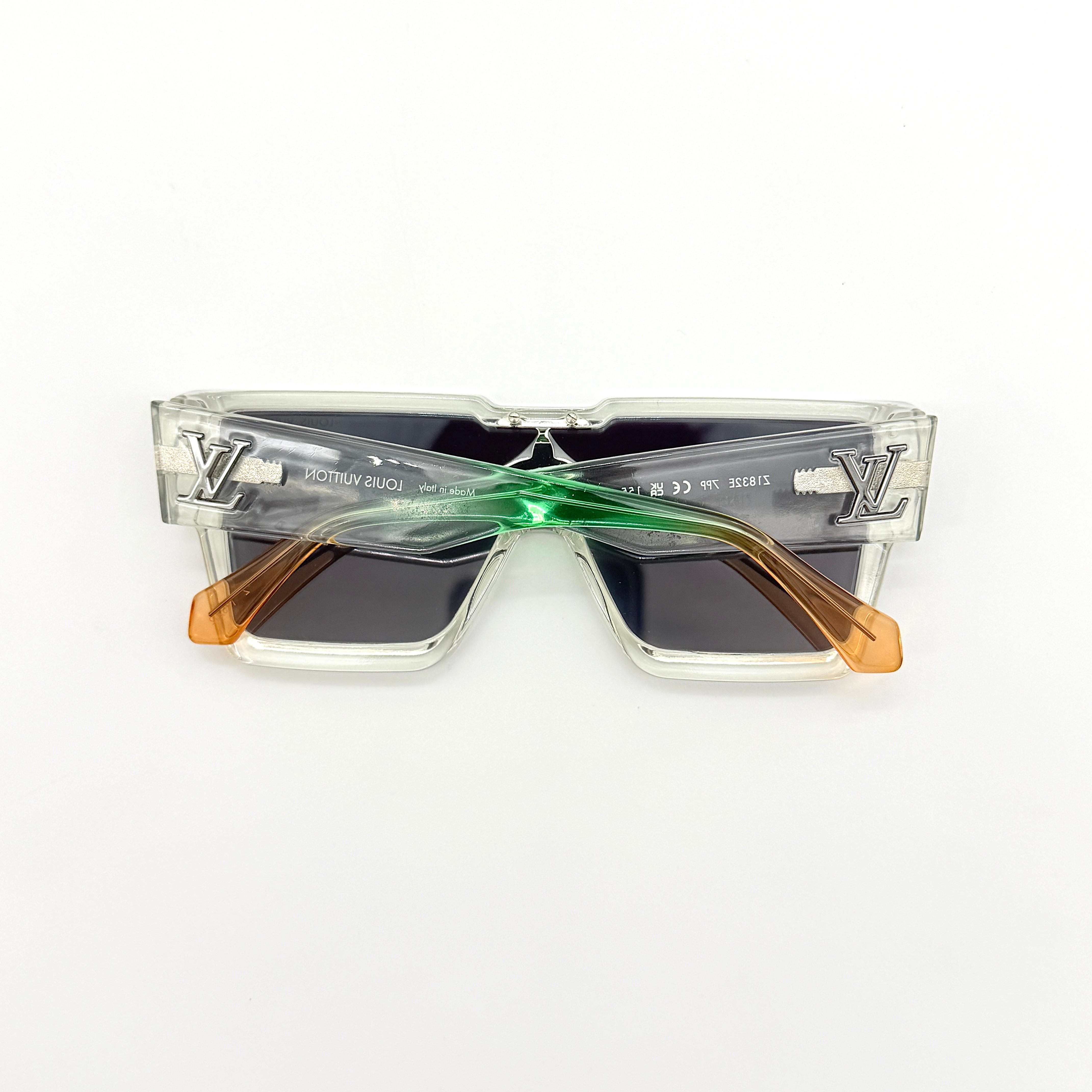 Louis Vuitton Cyclone Sunglasses Clear Multicolor Gradient