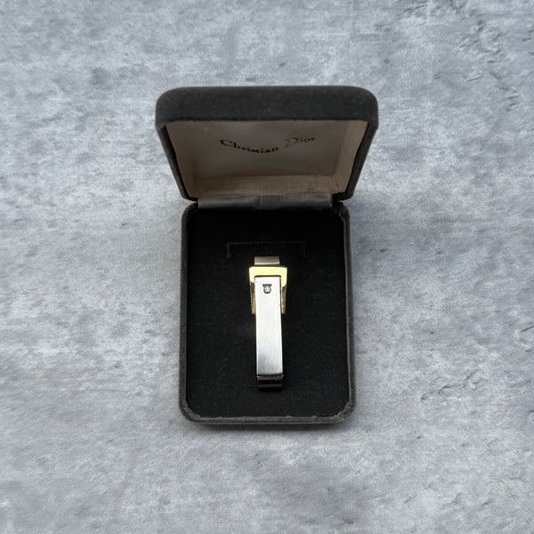 Christian Dior Tie Pin Silver/Gold