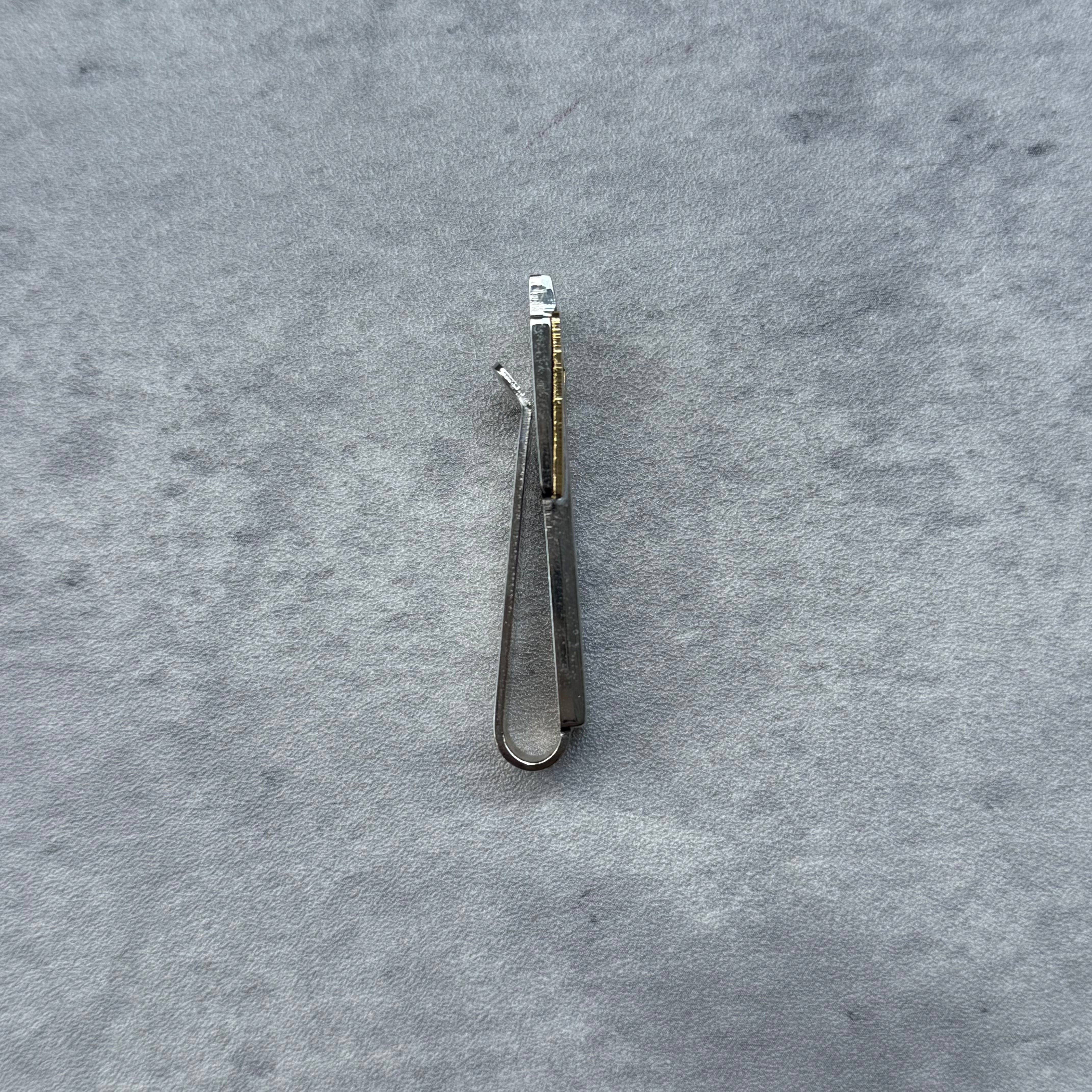 Christian Dior Tie Pin Silver/Gold