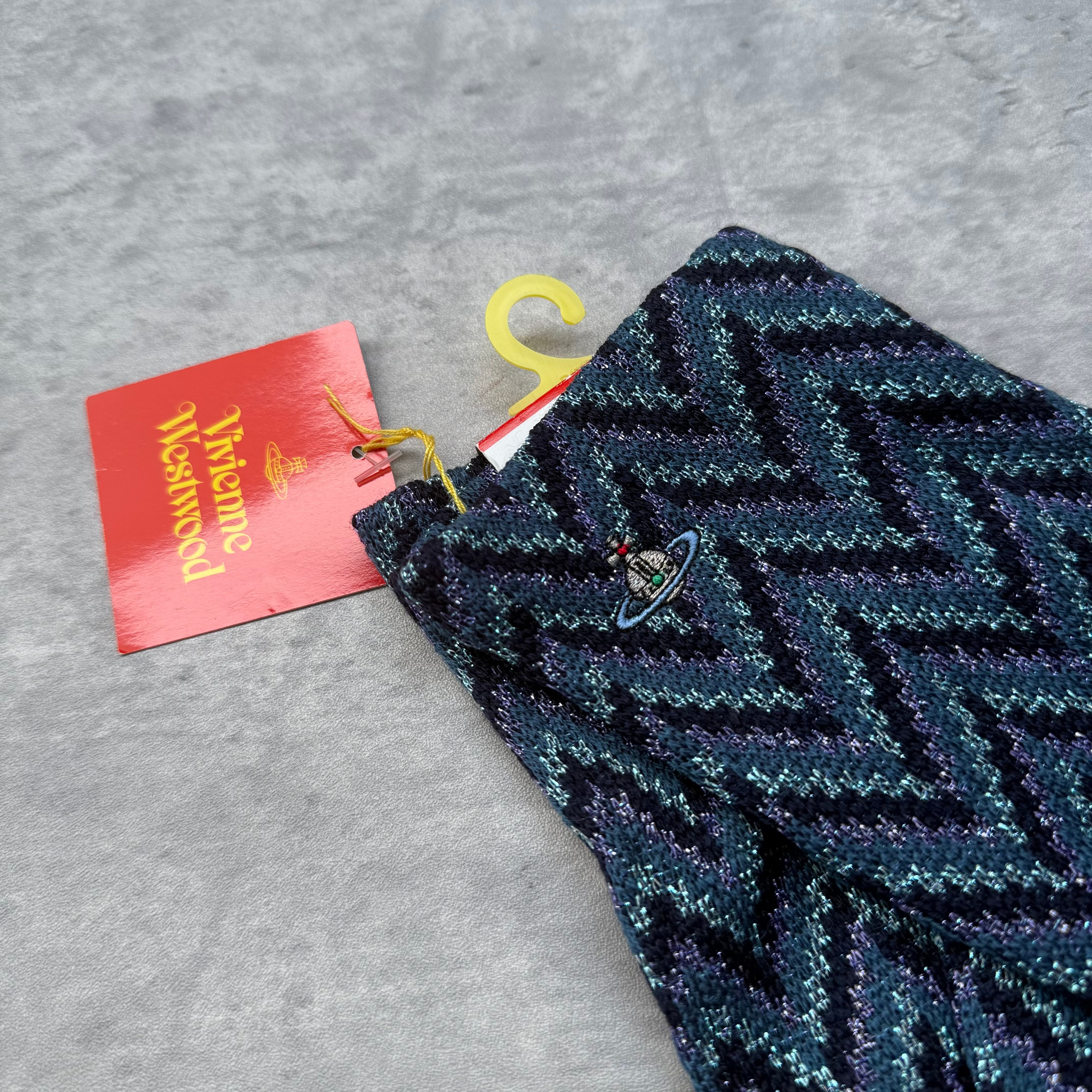 Vivienne Westwood Orb Embroidered Gloves Multicolor