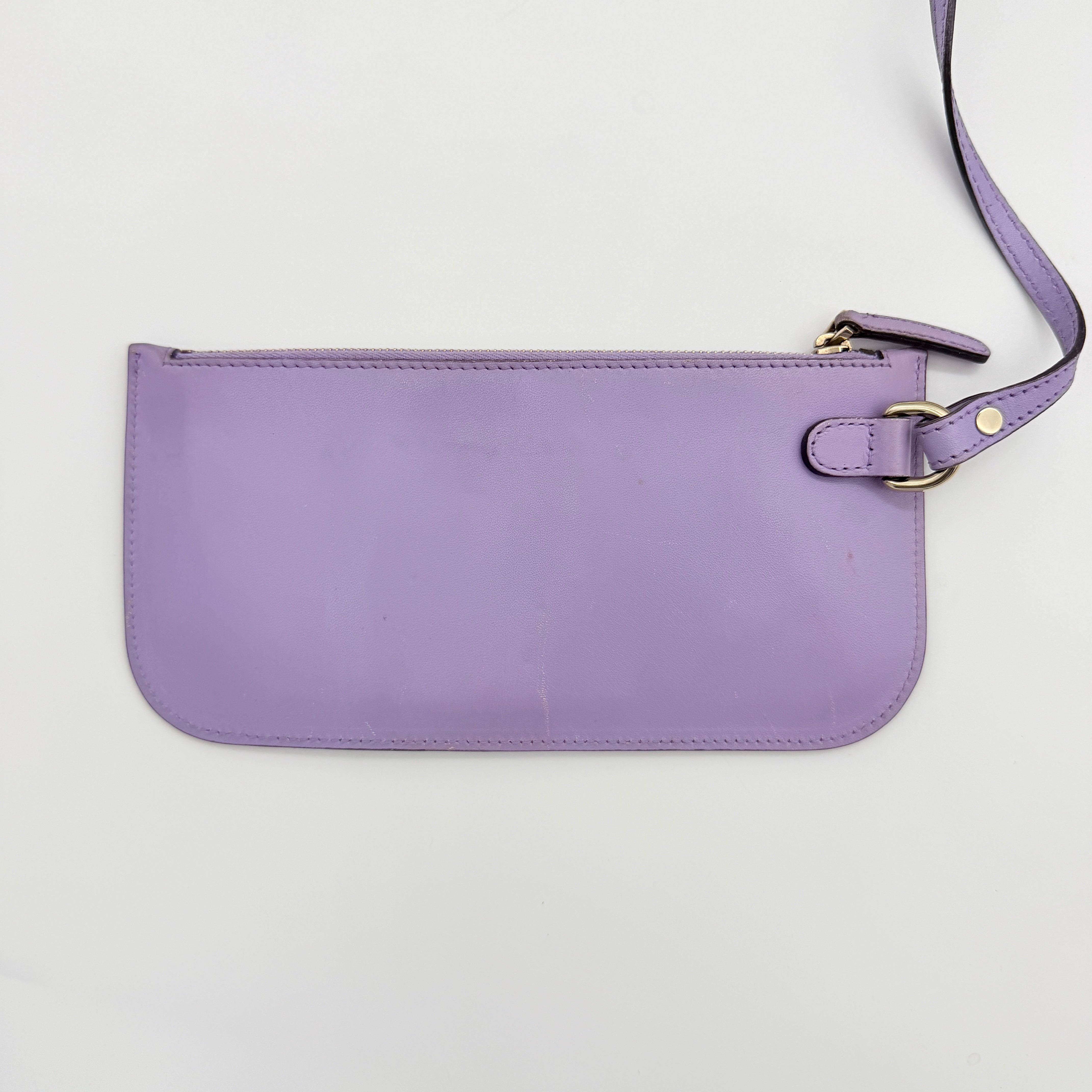 Gucci GG Monogram Craft Tote Bag Beige/Purple