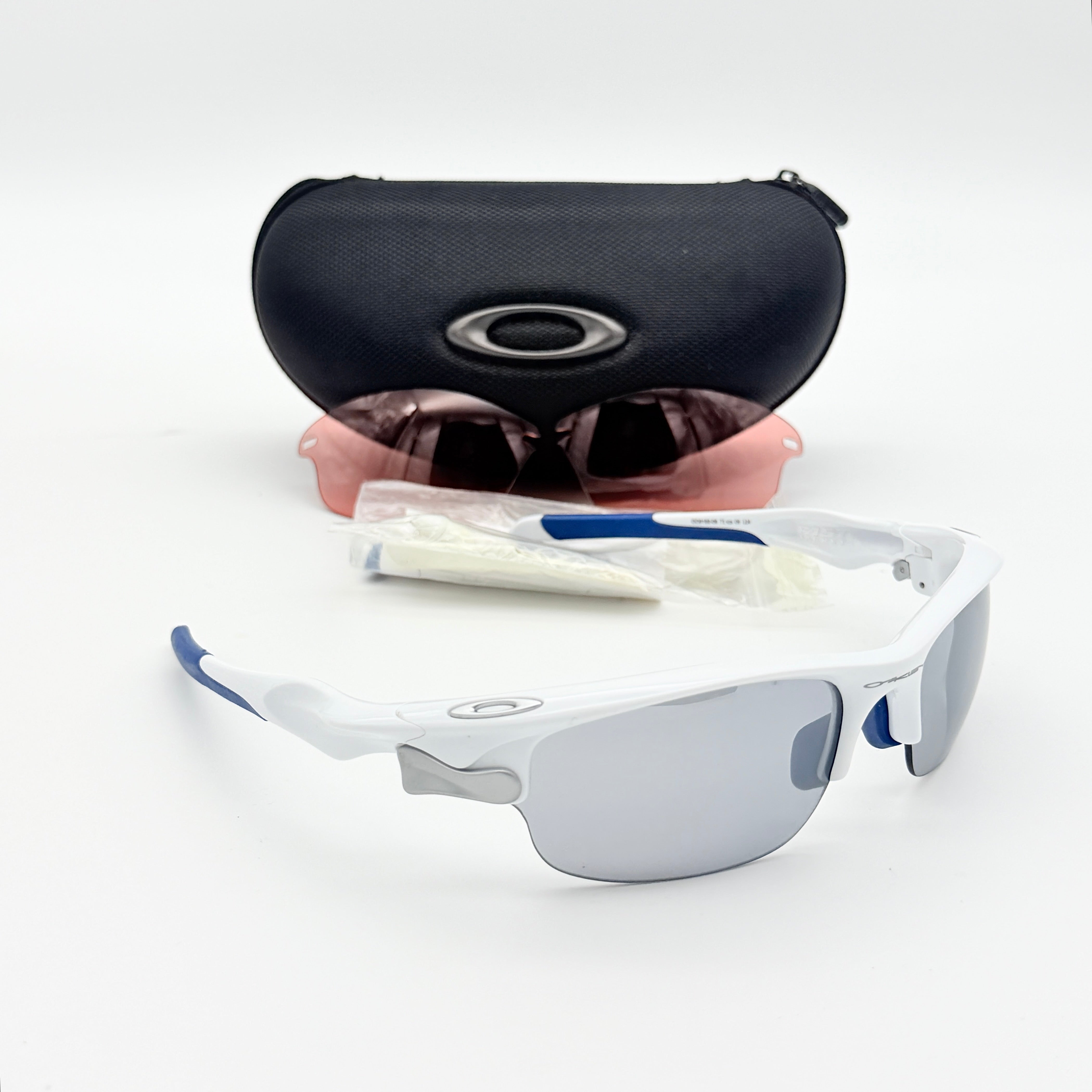 Oakley Fast Jacket OO9162-06 Sunglasses Blue/White