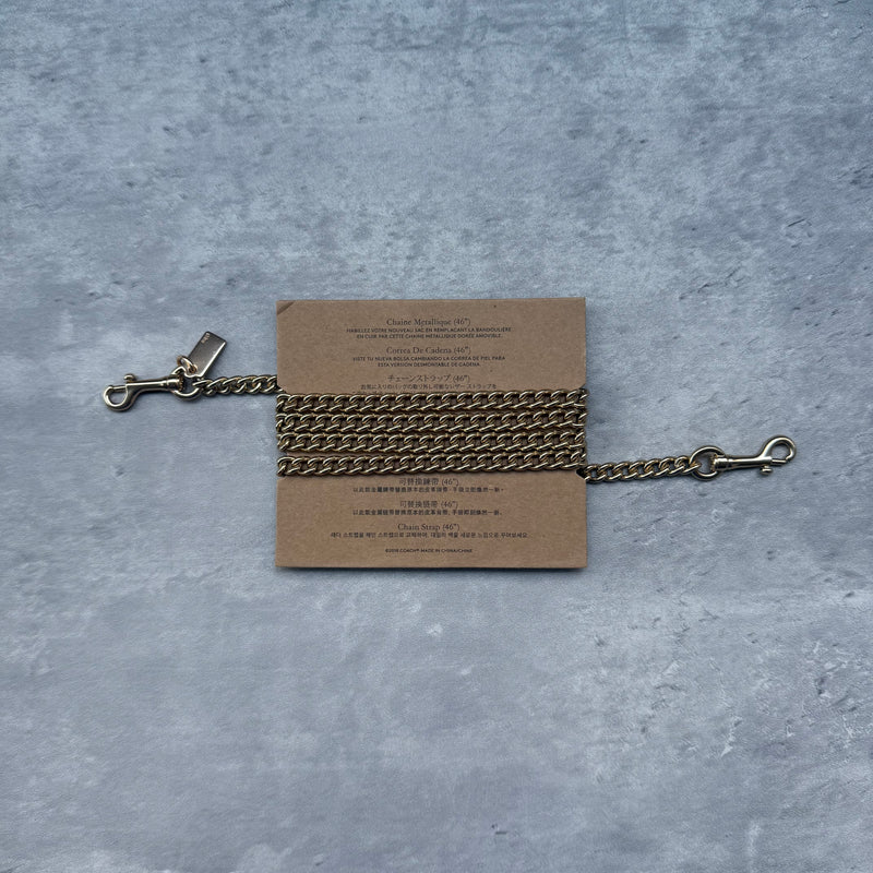 Coach Chain Strap Gold