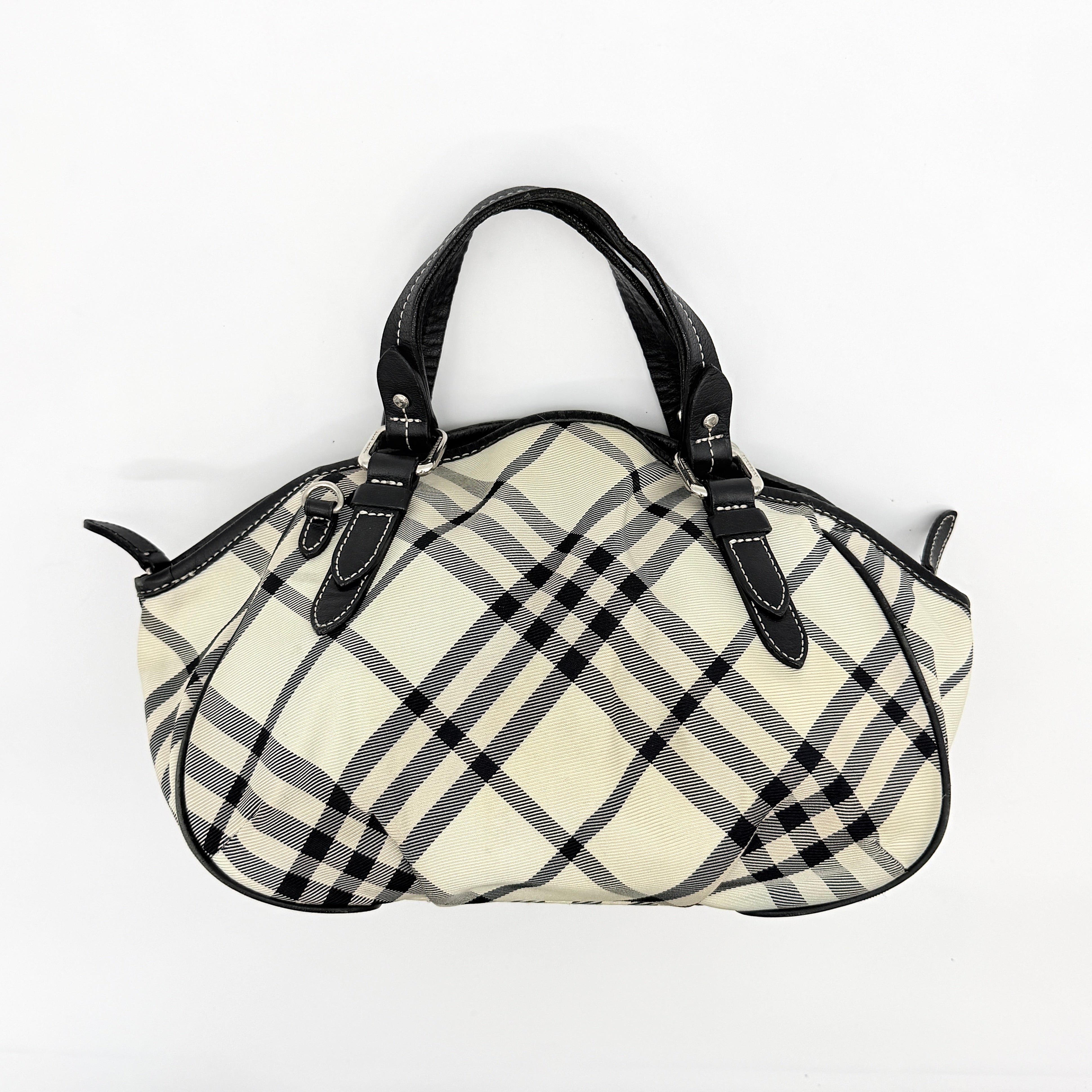 Burberry Blue Label 2Way Nova Check Shoulder Bag Black