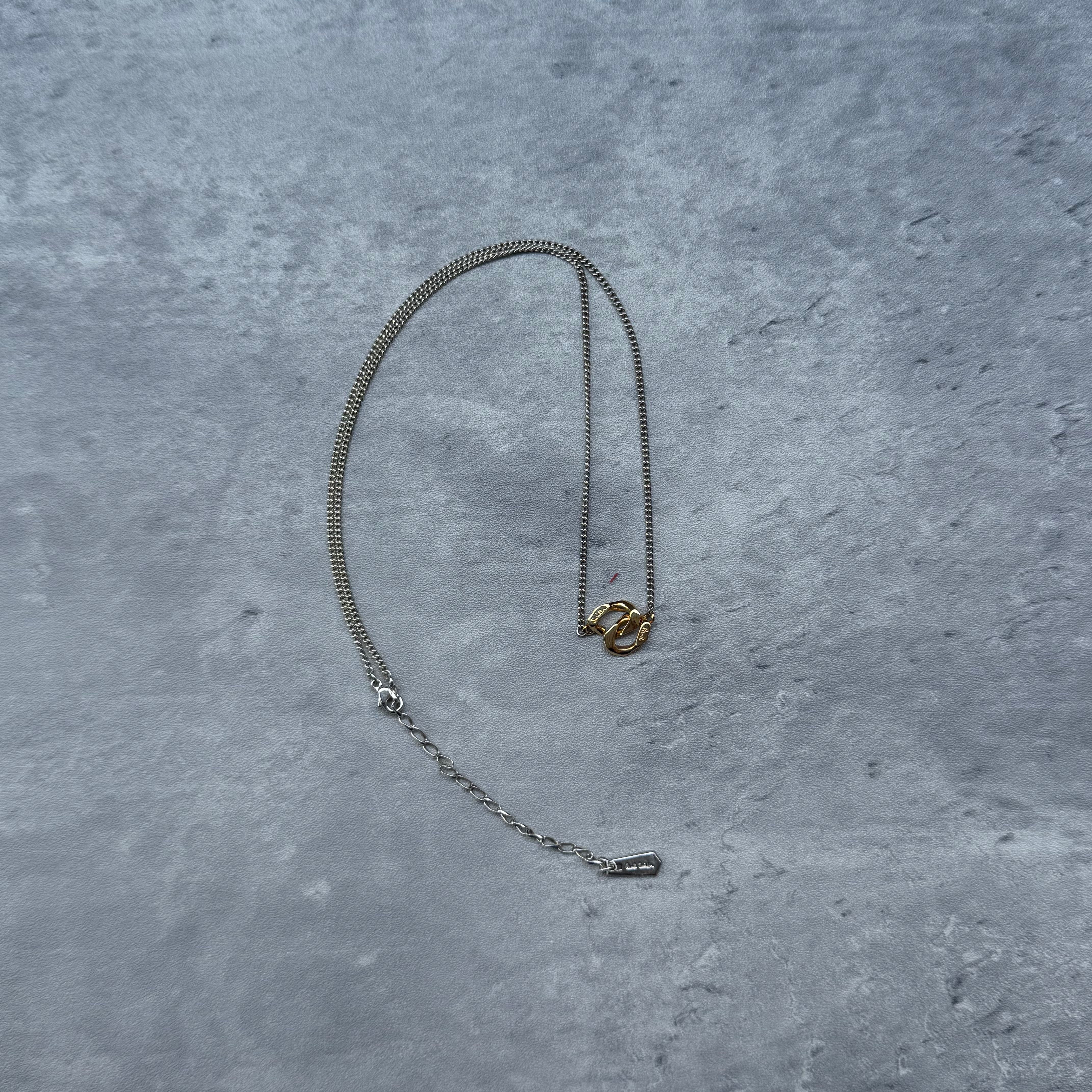 Paul Smith Chain Necklace Gold/Silver