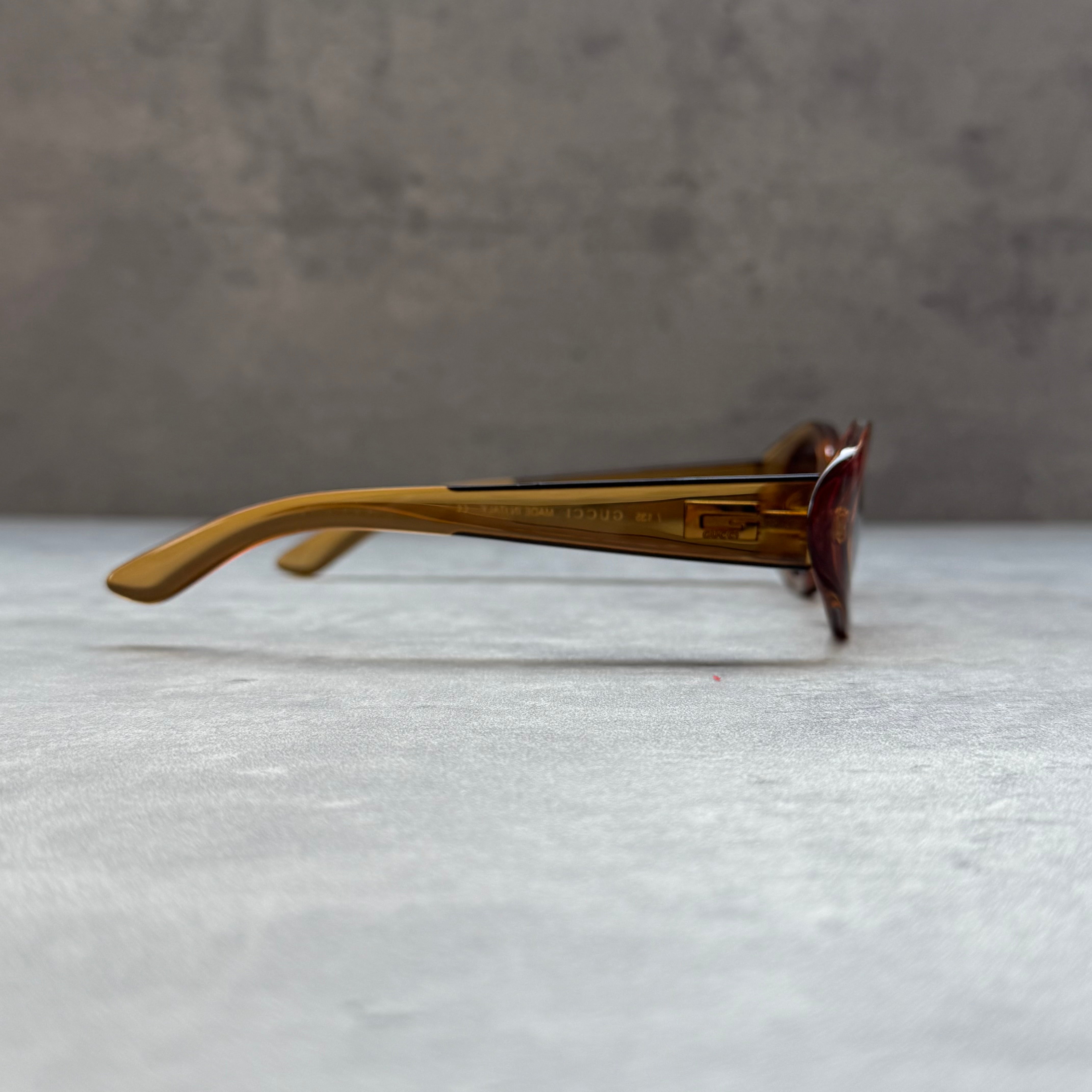 Gucci Vintage Sunglasses Light Brown