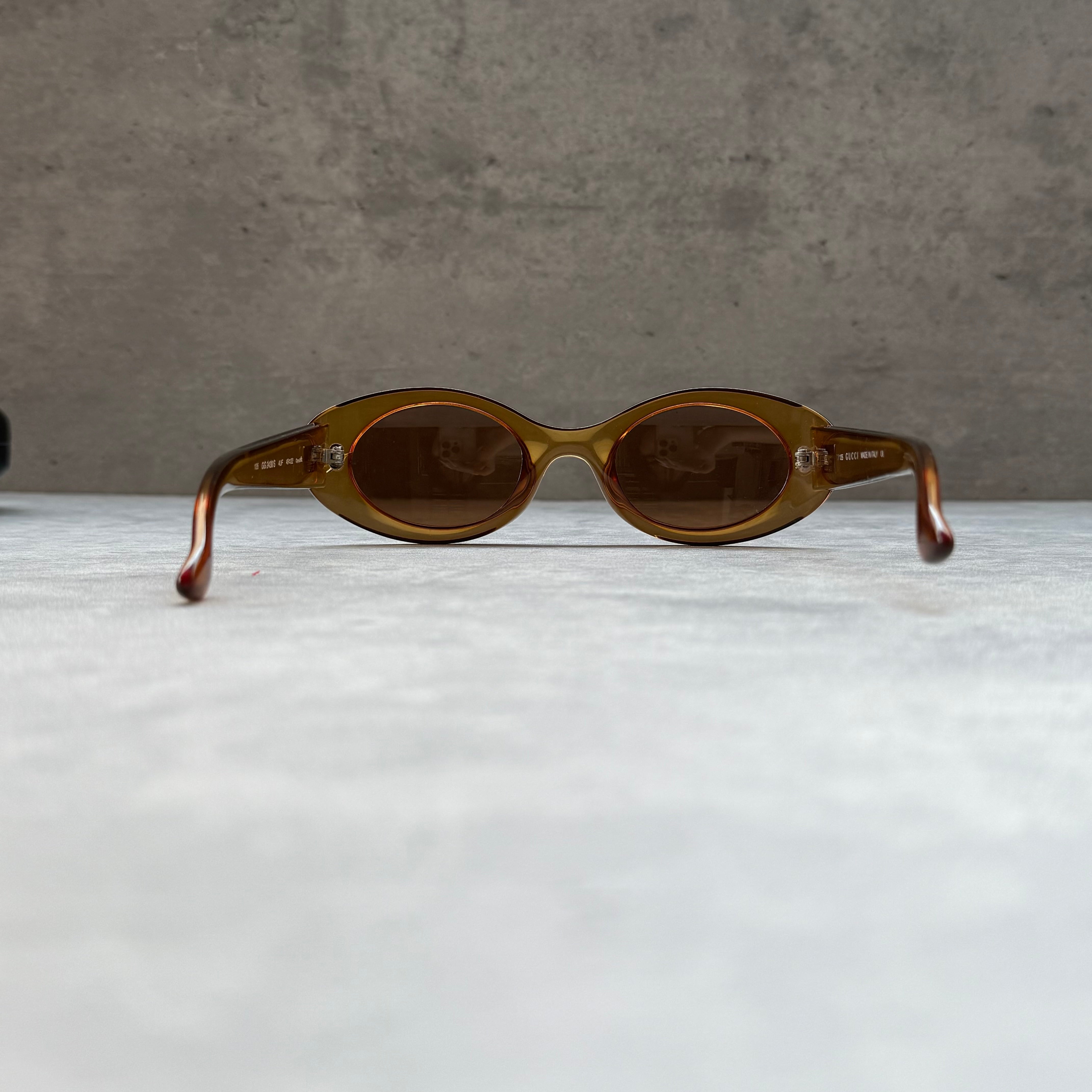 Gucci Vintage Sunglasses Light Brown
