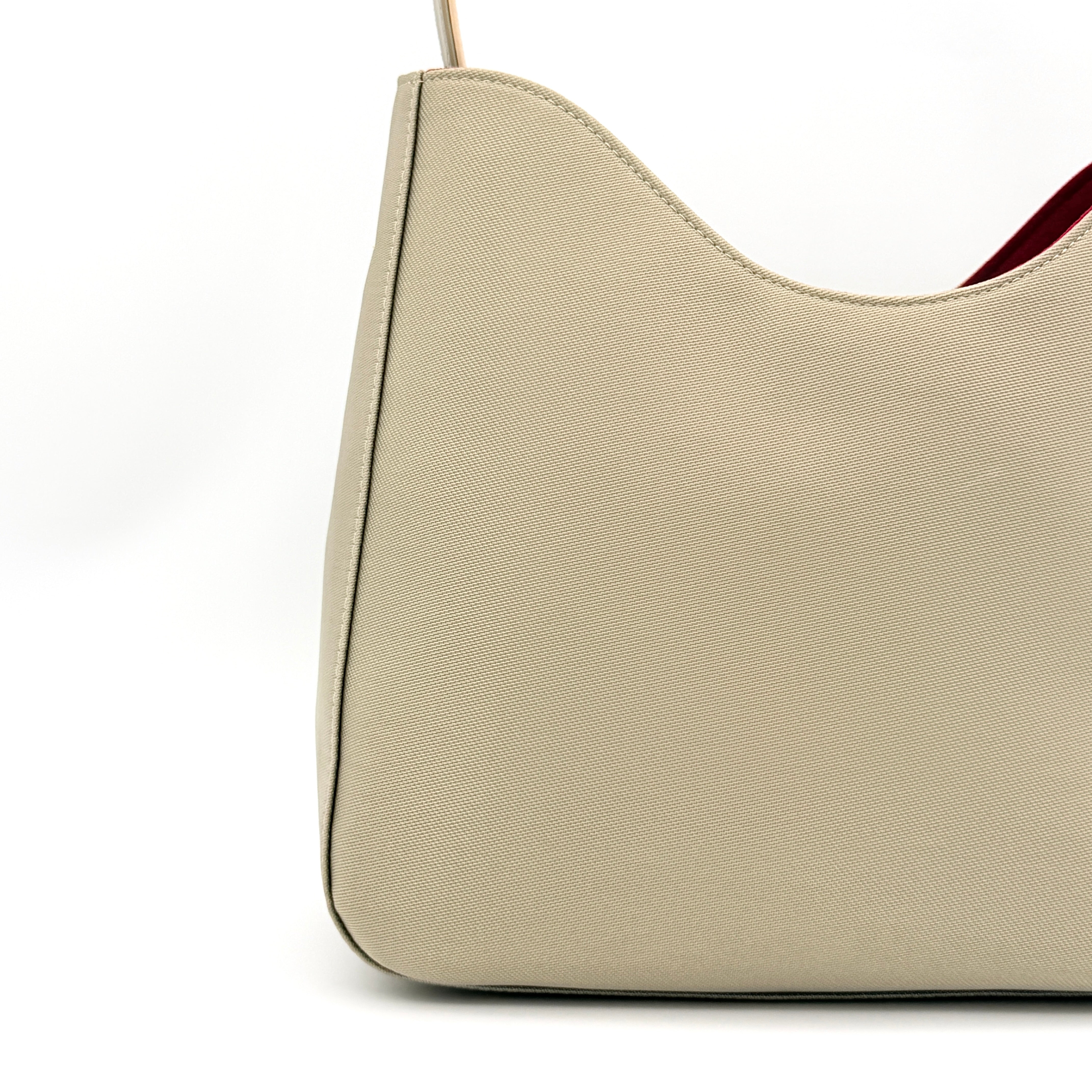 Givenchy 4G Logo Nylon Shoulder Bag Beige