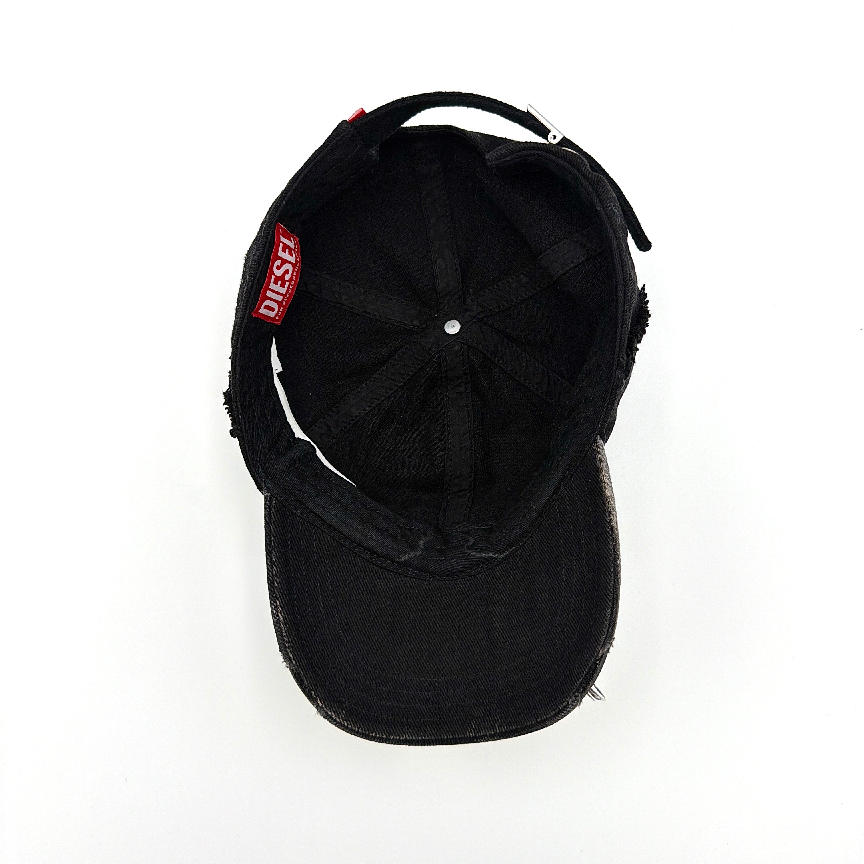 Diesel C-OLTON-BLACK-D Baseball Cap Black