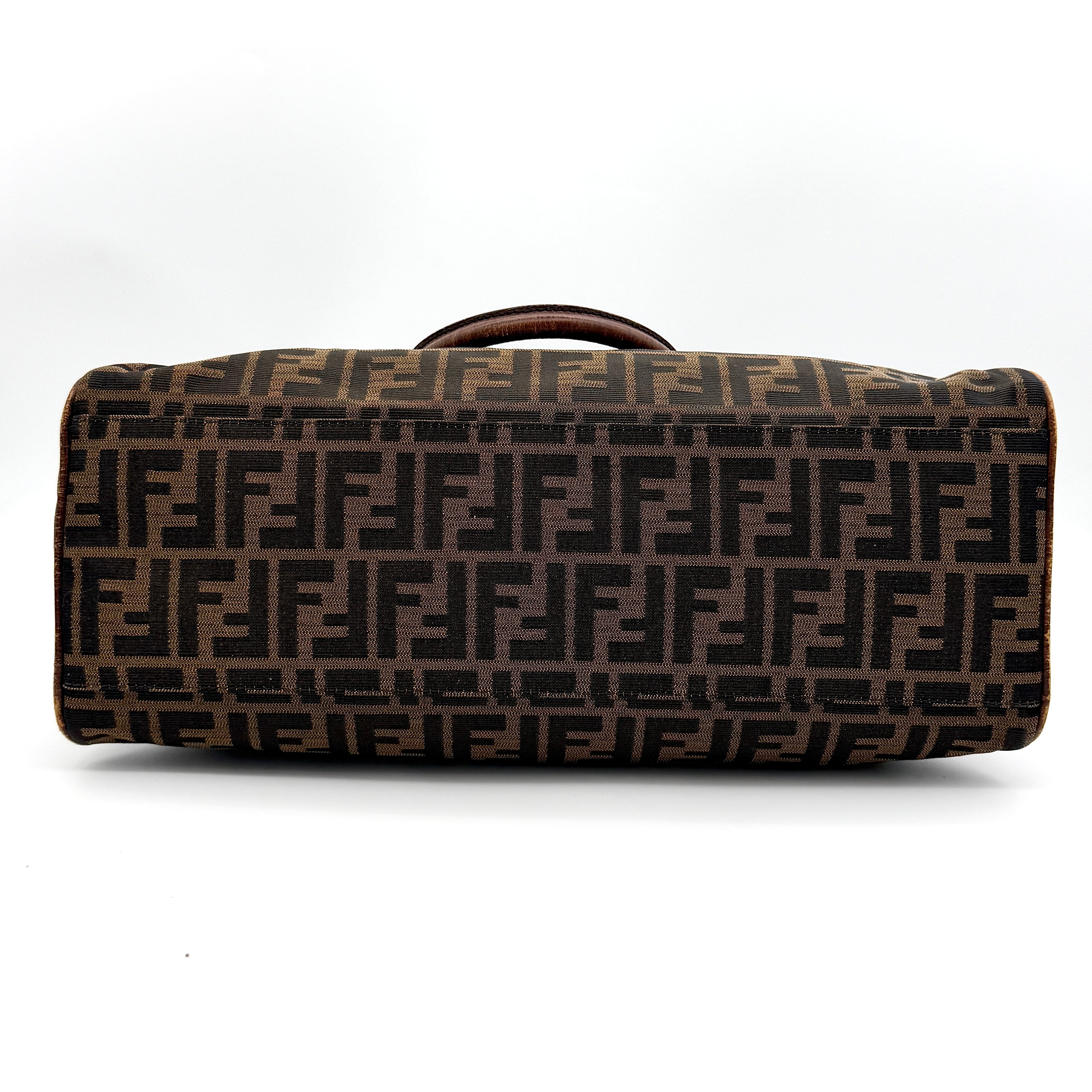 Fendi FF Zucca Etniko Handbag Brown
