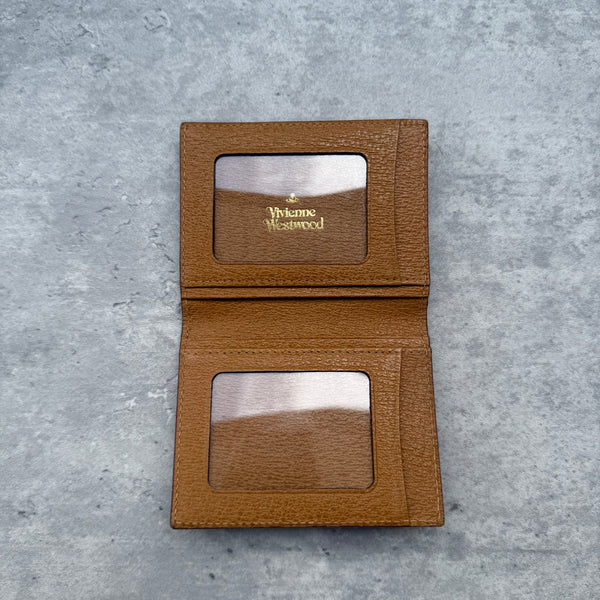Vivienne Westwood Orb Bifold Mini Wallet Beige