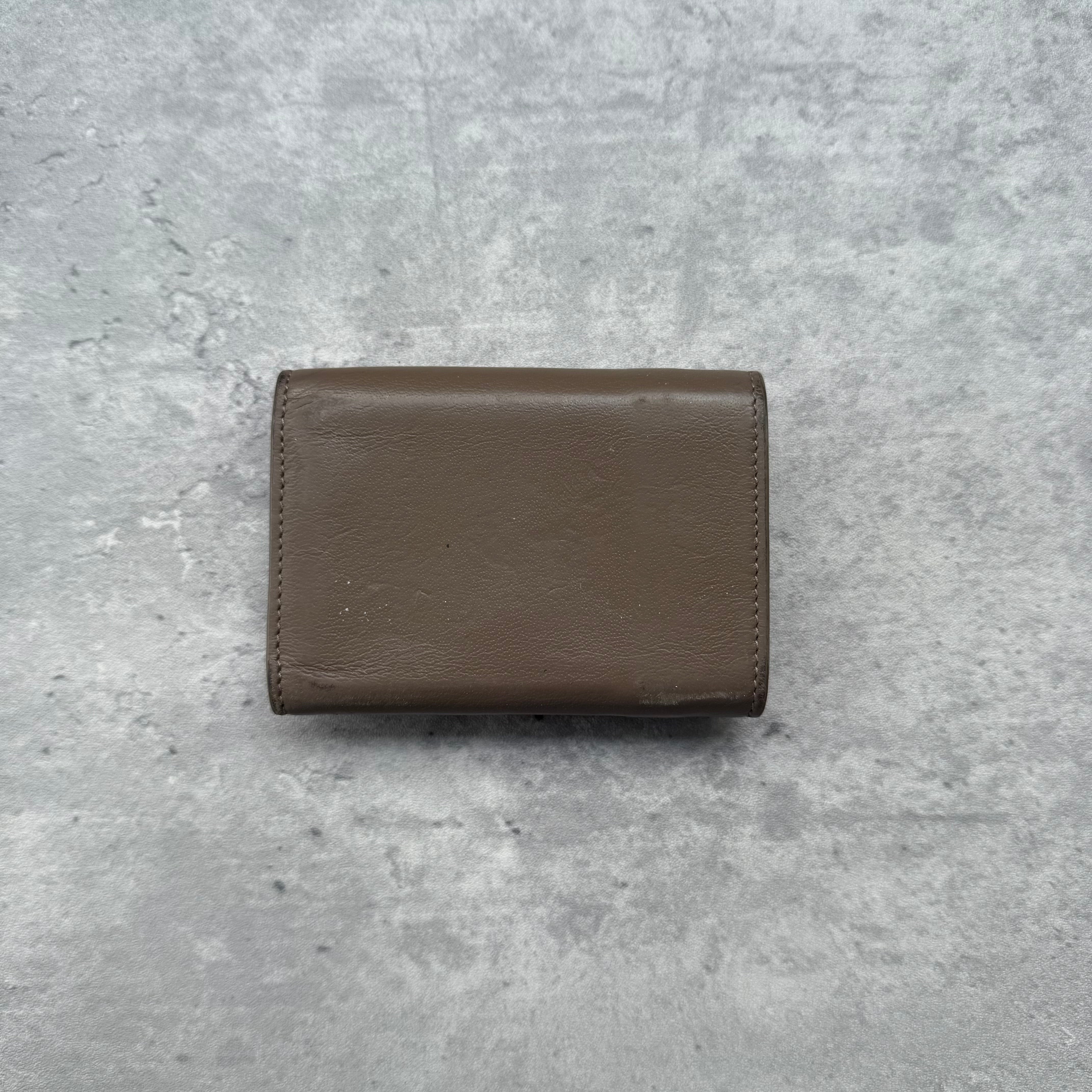 Balenciaga Papier Mini Wallet Brown