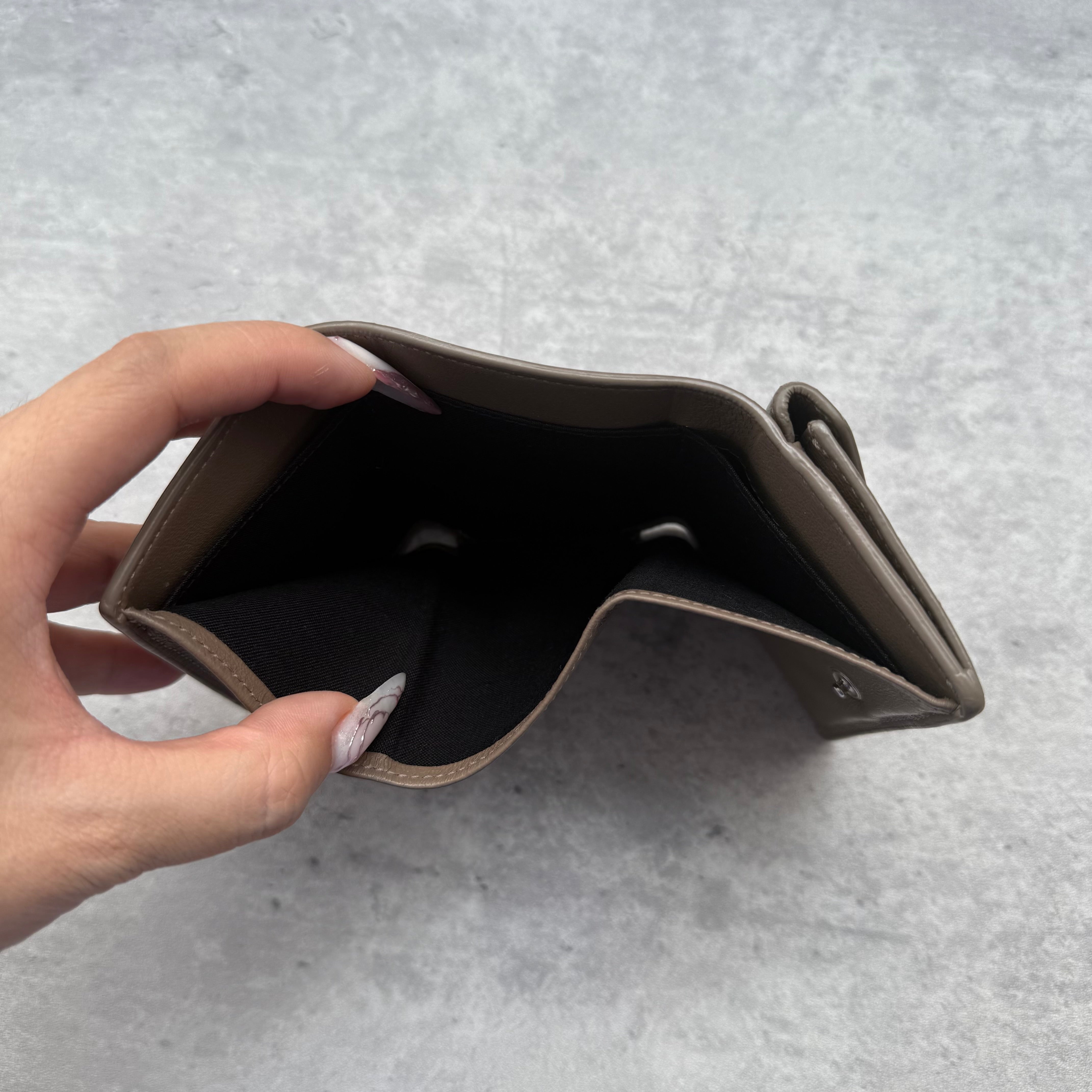 Balenciaga Papier Mini Wallet Brown