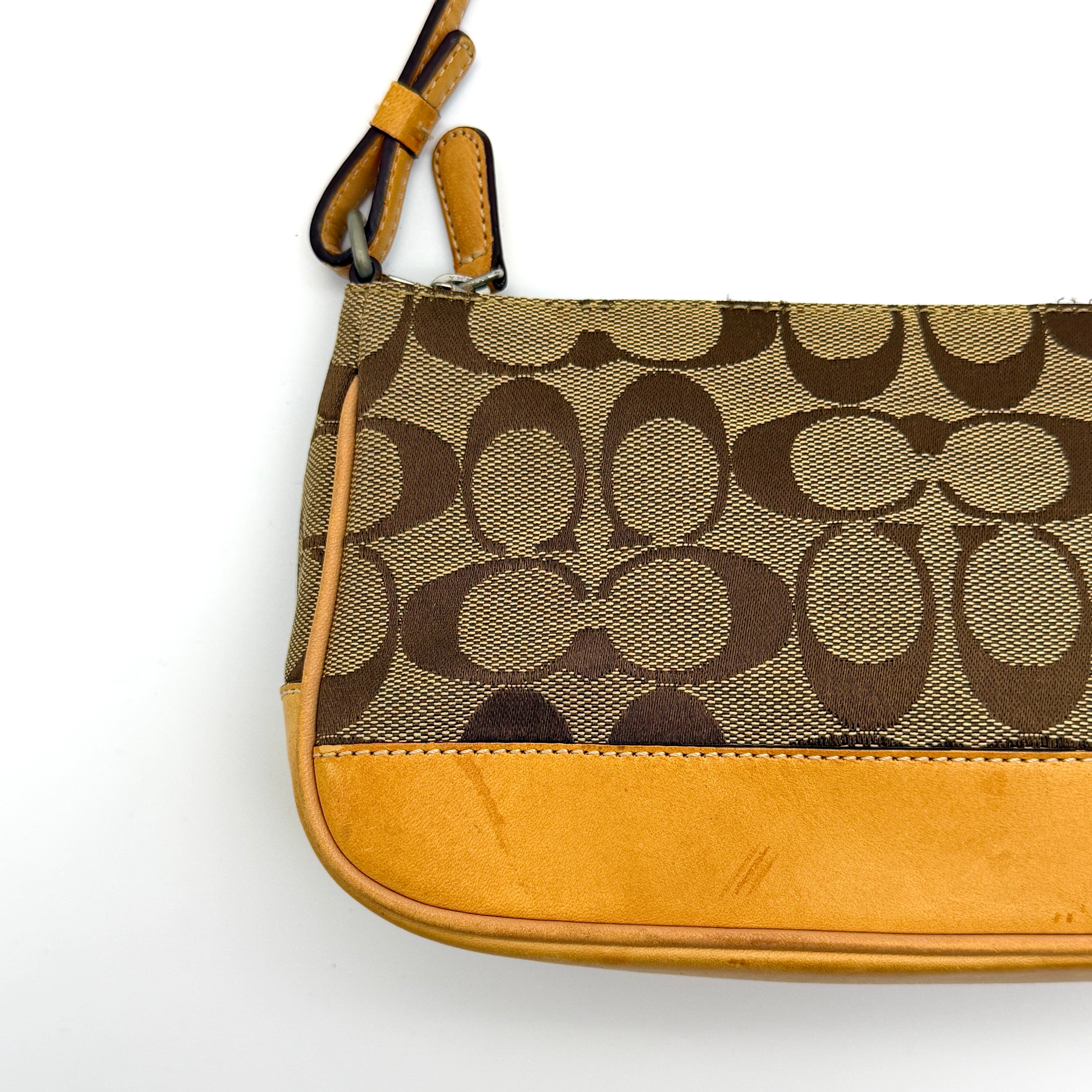 Coach Y2K Demi Shoulder Bag Tan