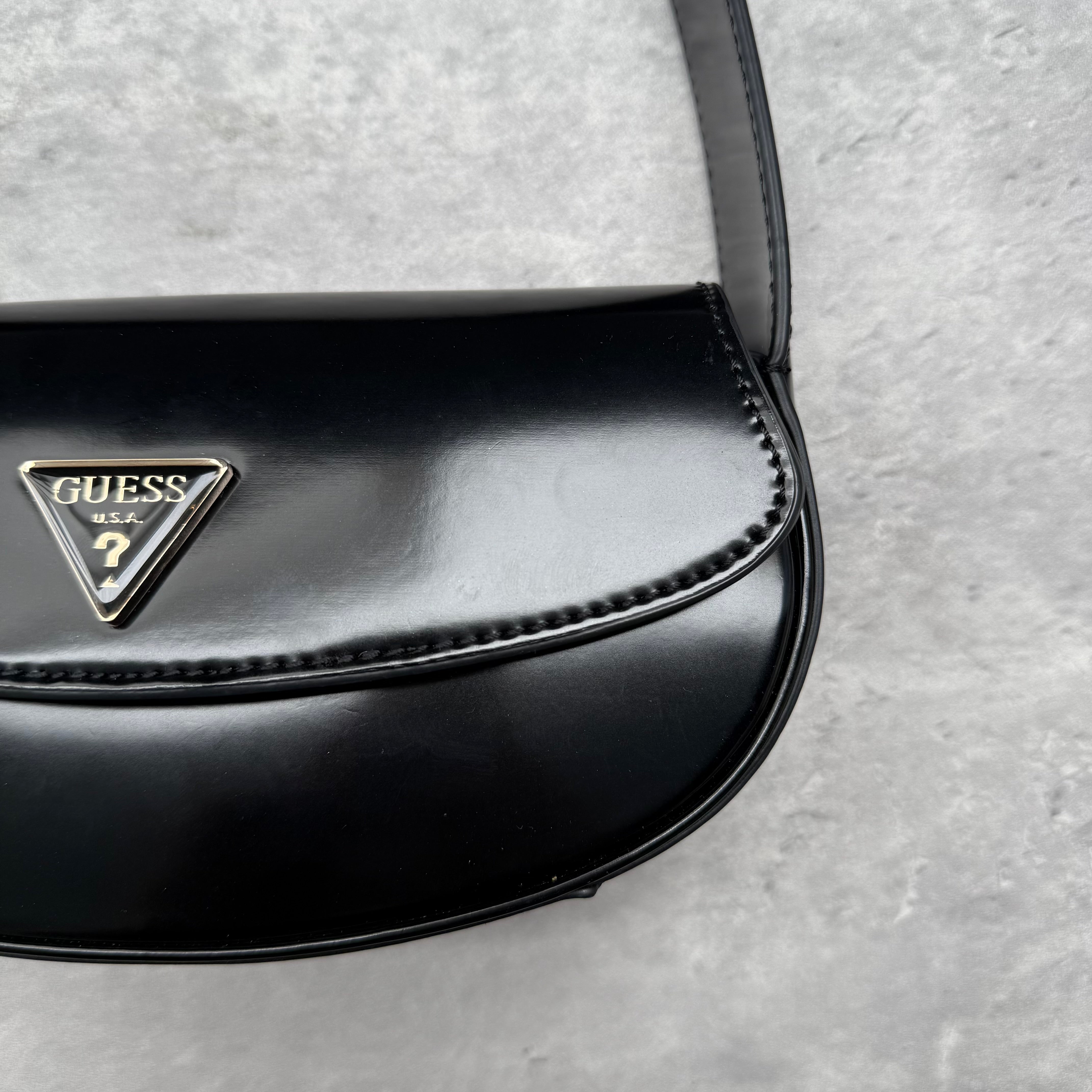 Guess USA Mini Arnela Shoulder Bag Black