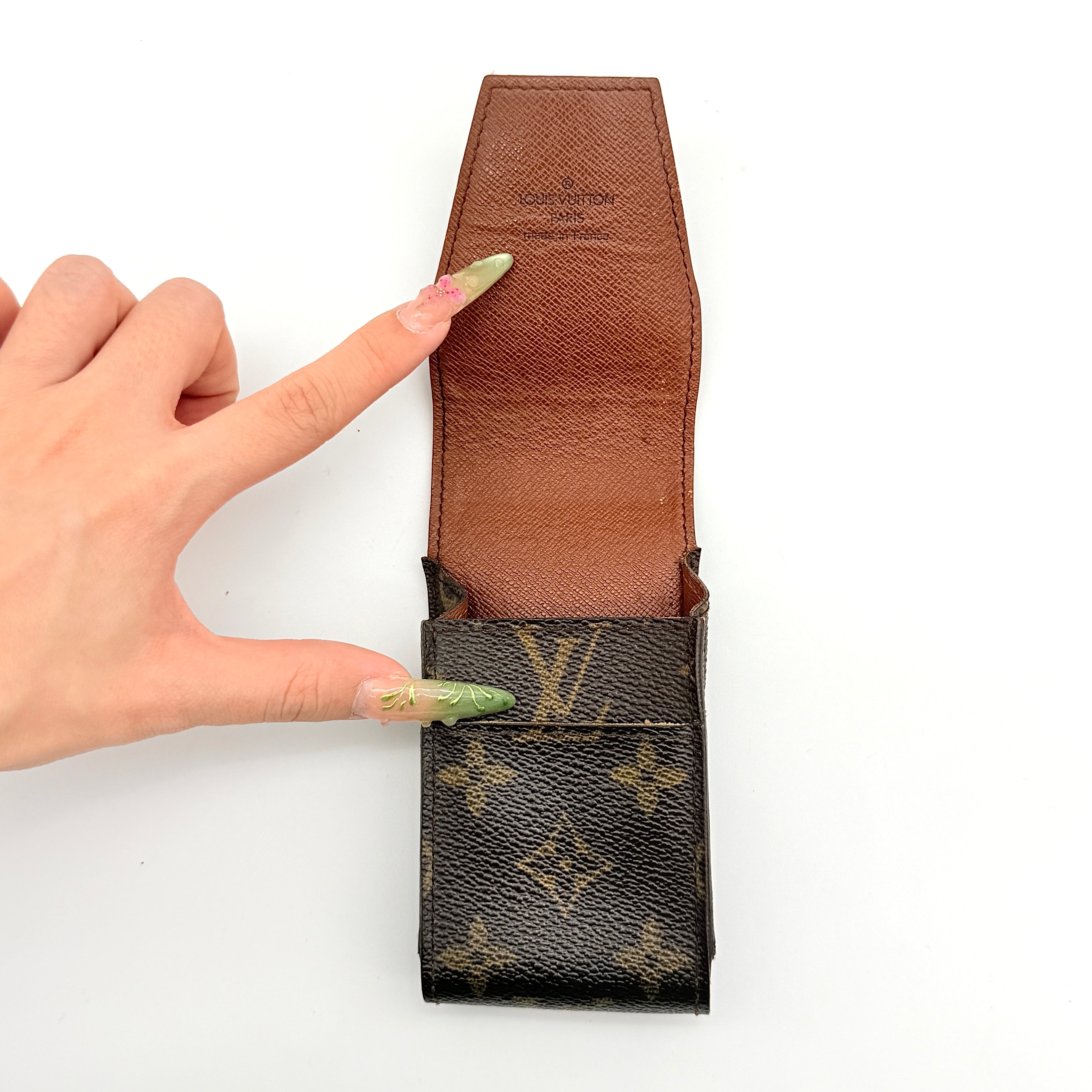 Louis Vuitton Monogram Cigarette Case Brown