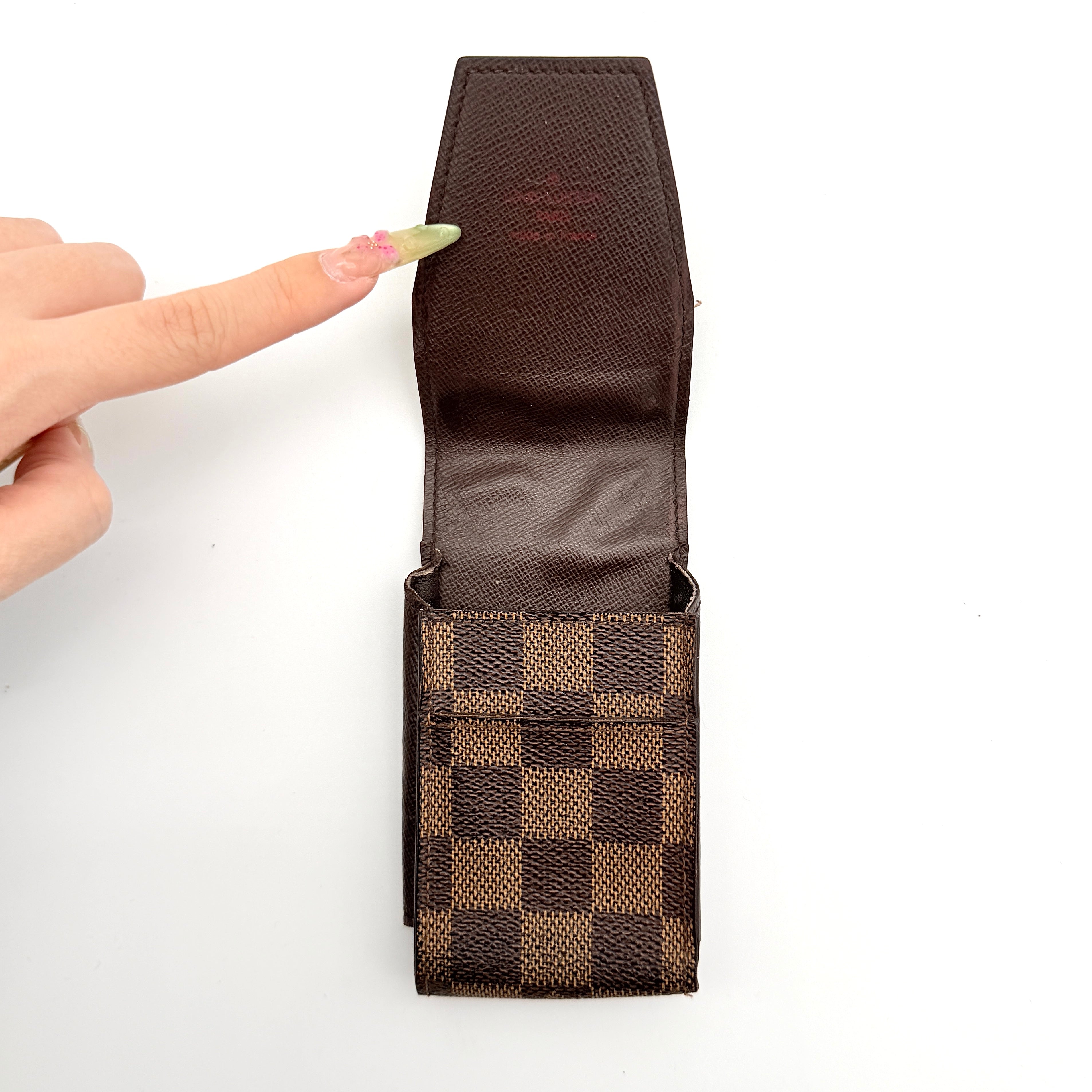 Louis Vuitton Damier Monogram Cigarette Case Brown