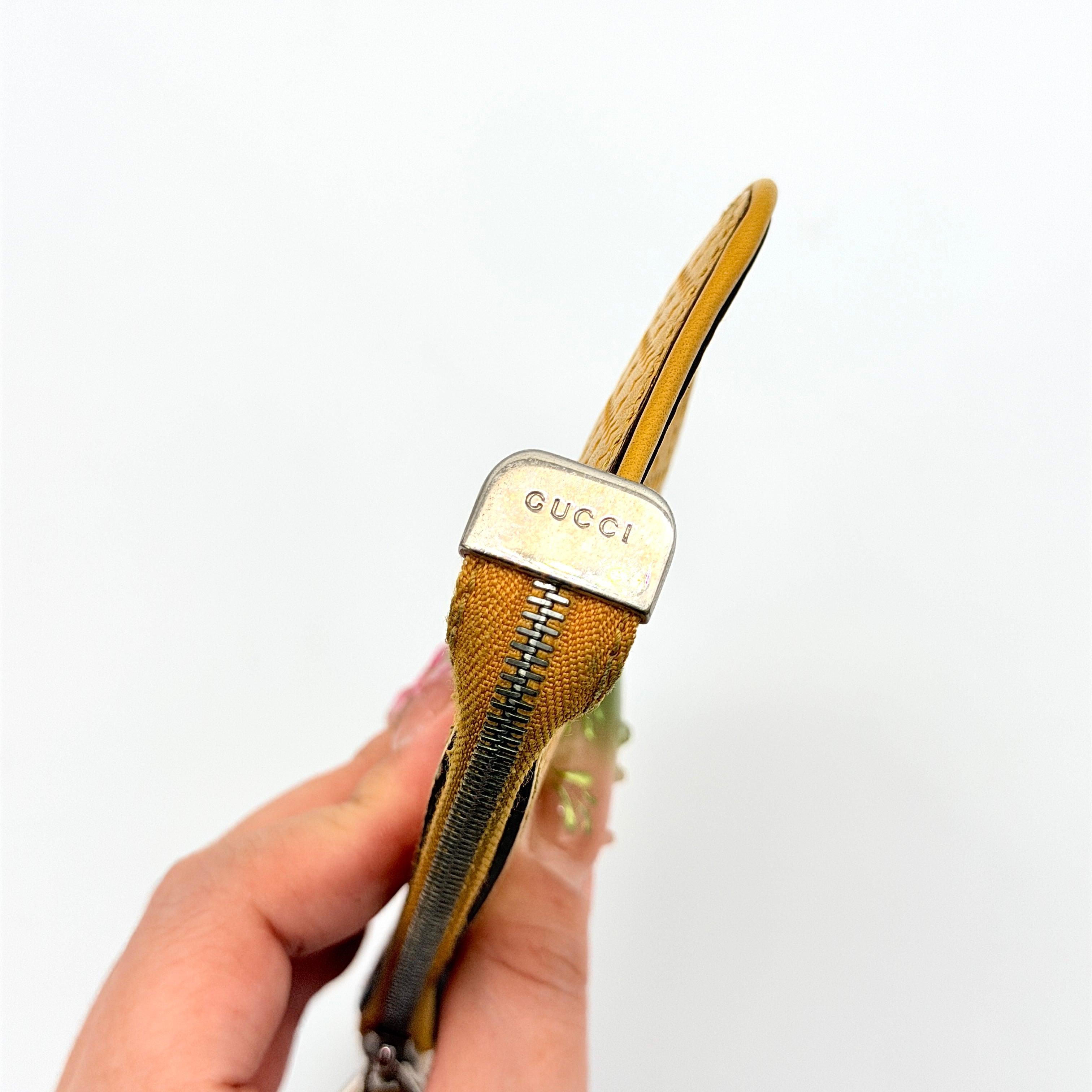Gucci Diamante Coin Case Yellow