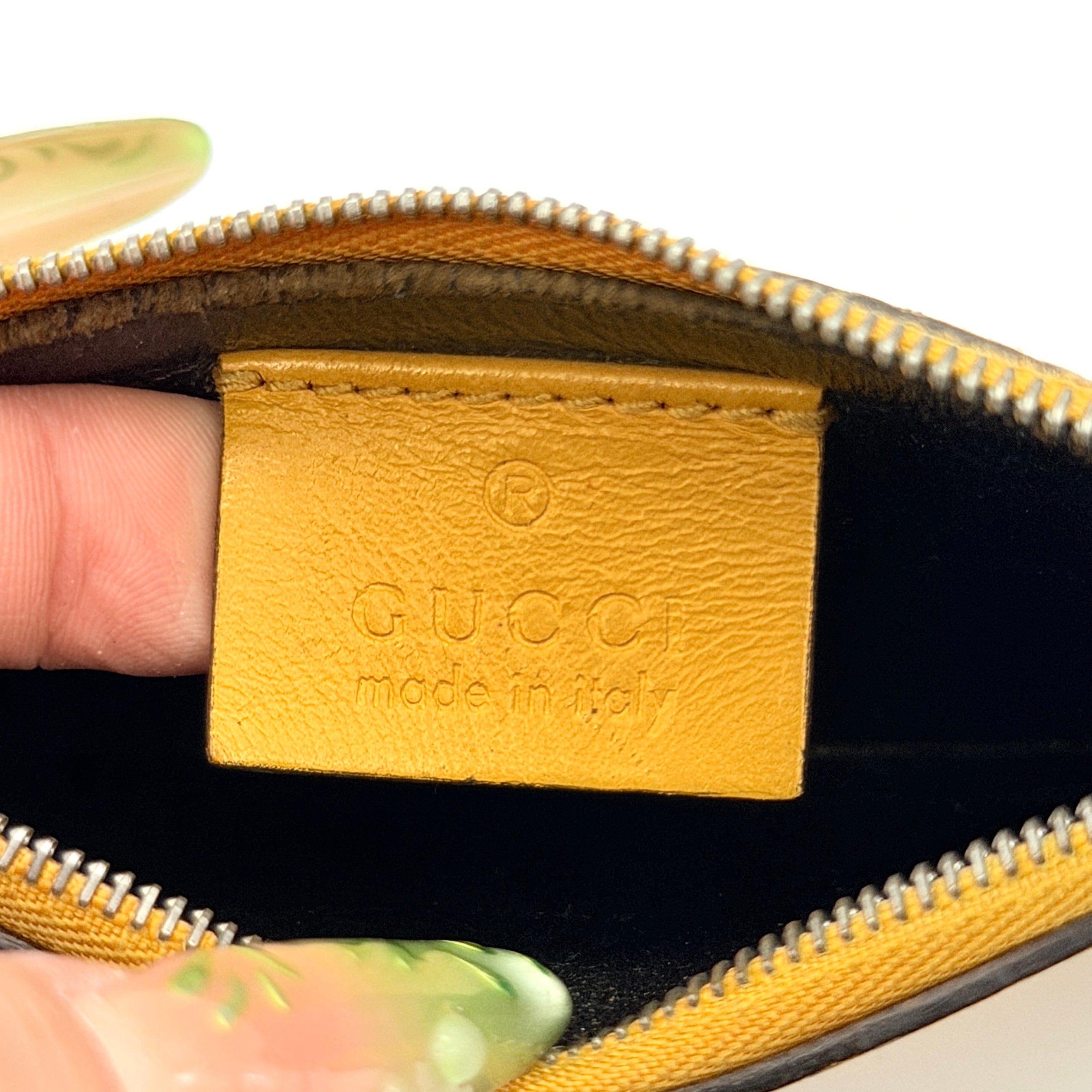 Gucci Diamante Coin Case Yellow
