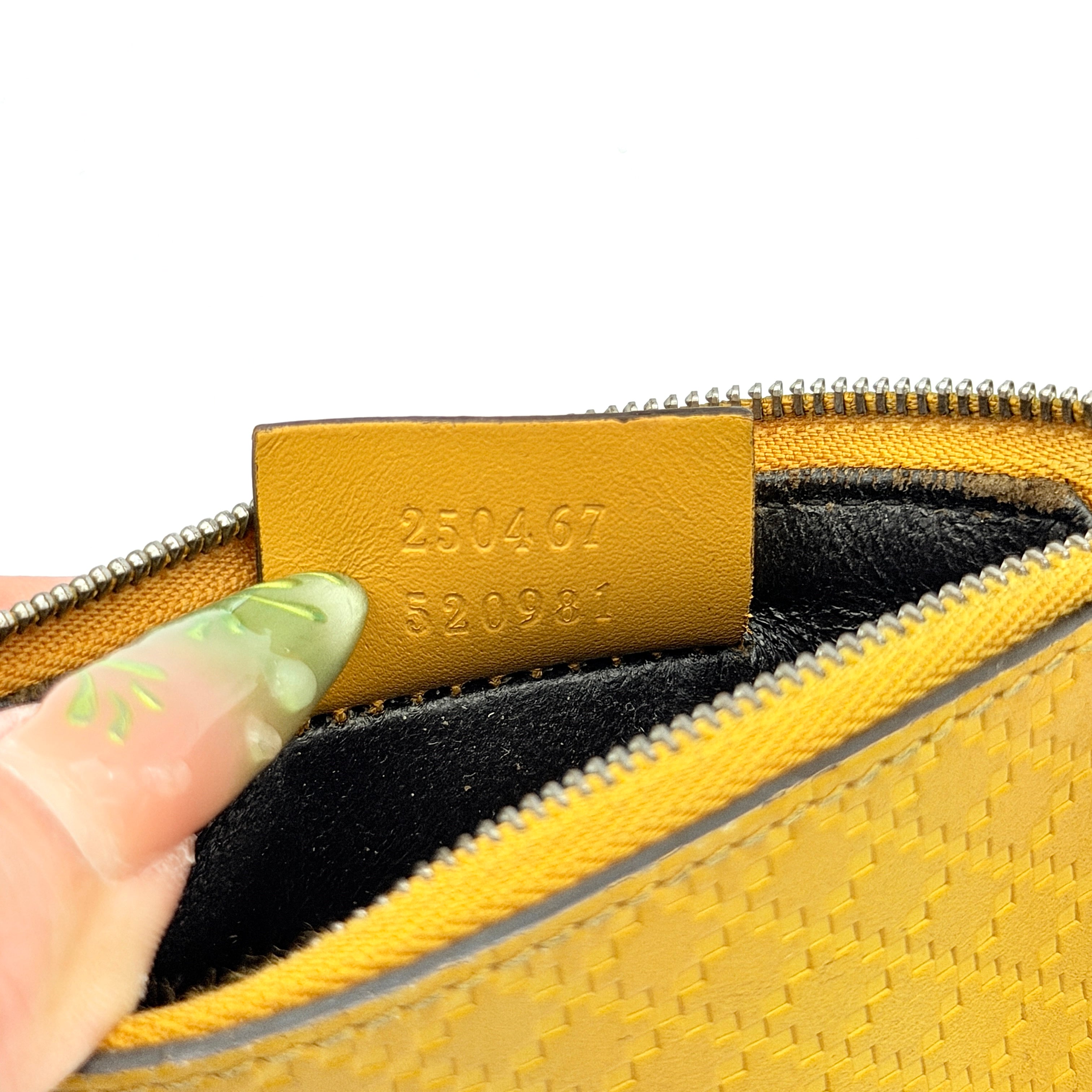 Gucci Diamante Coin Case Yellow