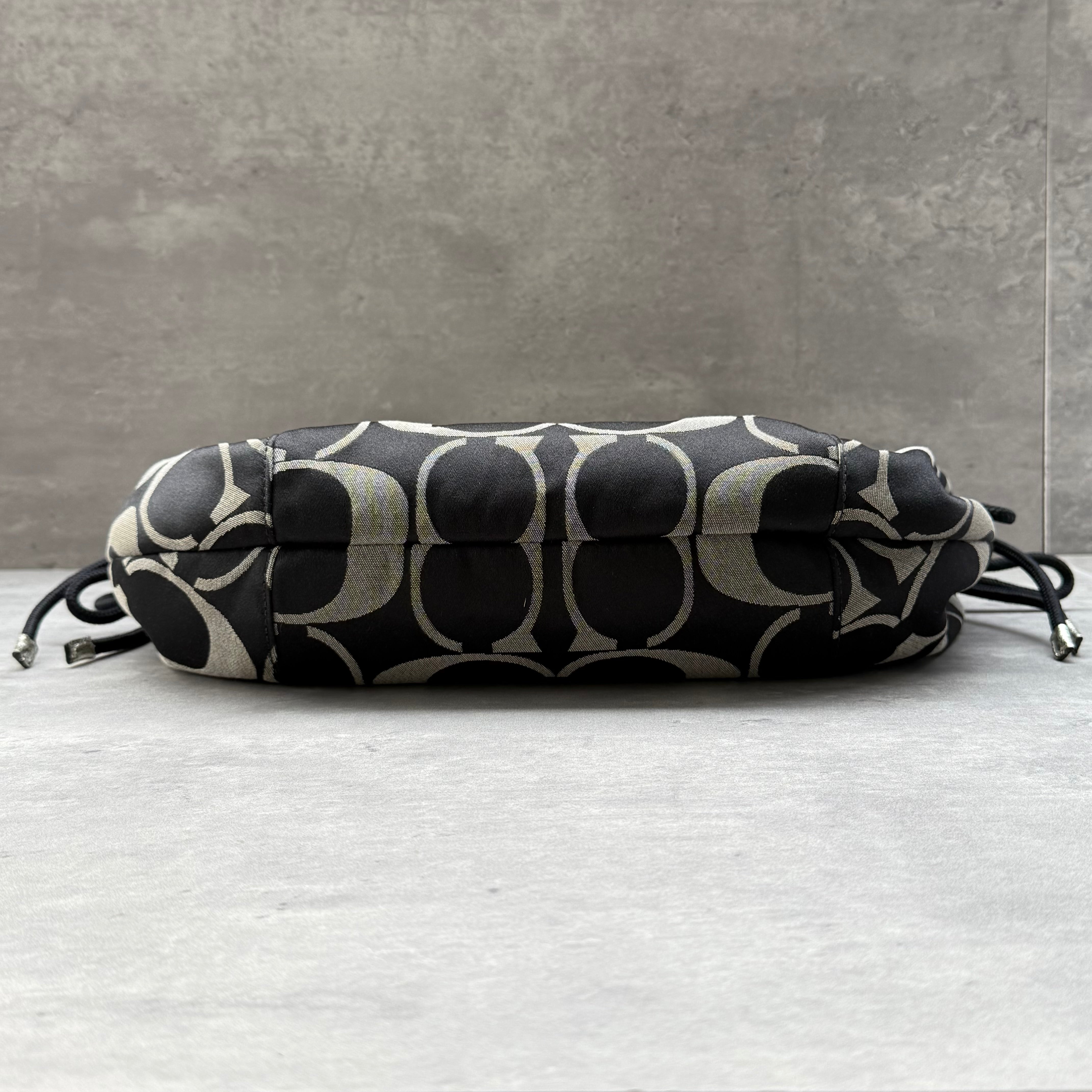 Coach 2Way Signature Poppy ShoulderBag Black/Silver