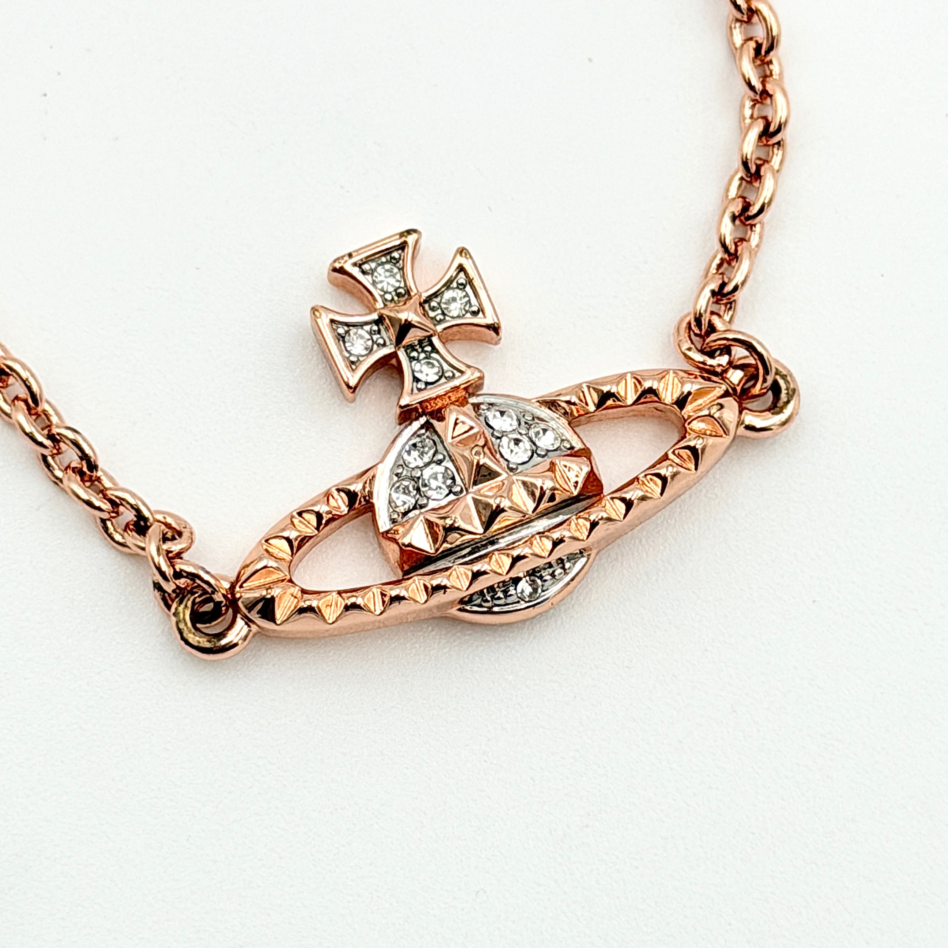 Vivienne Westwood Orb Bracelet Rose Gold