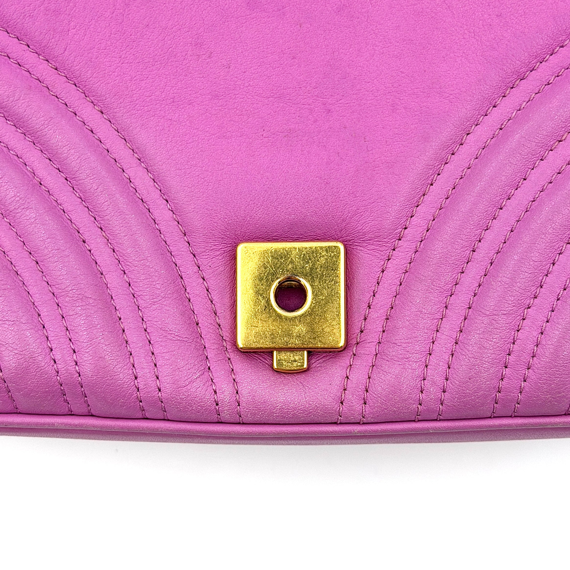 Gucci GG Marmont Matelasse Leather Shoulder Bag Pink