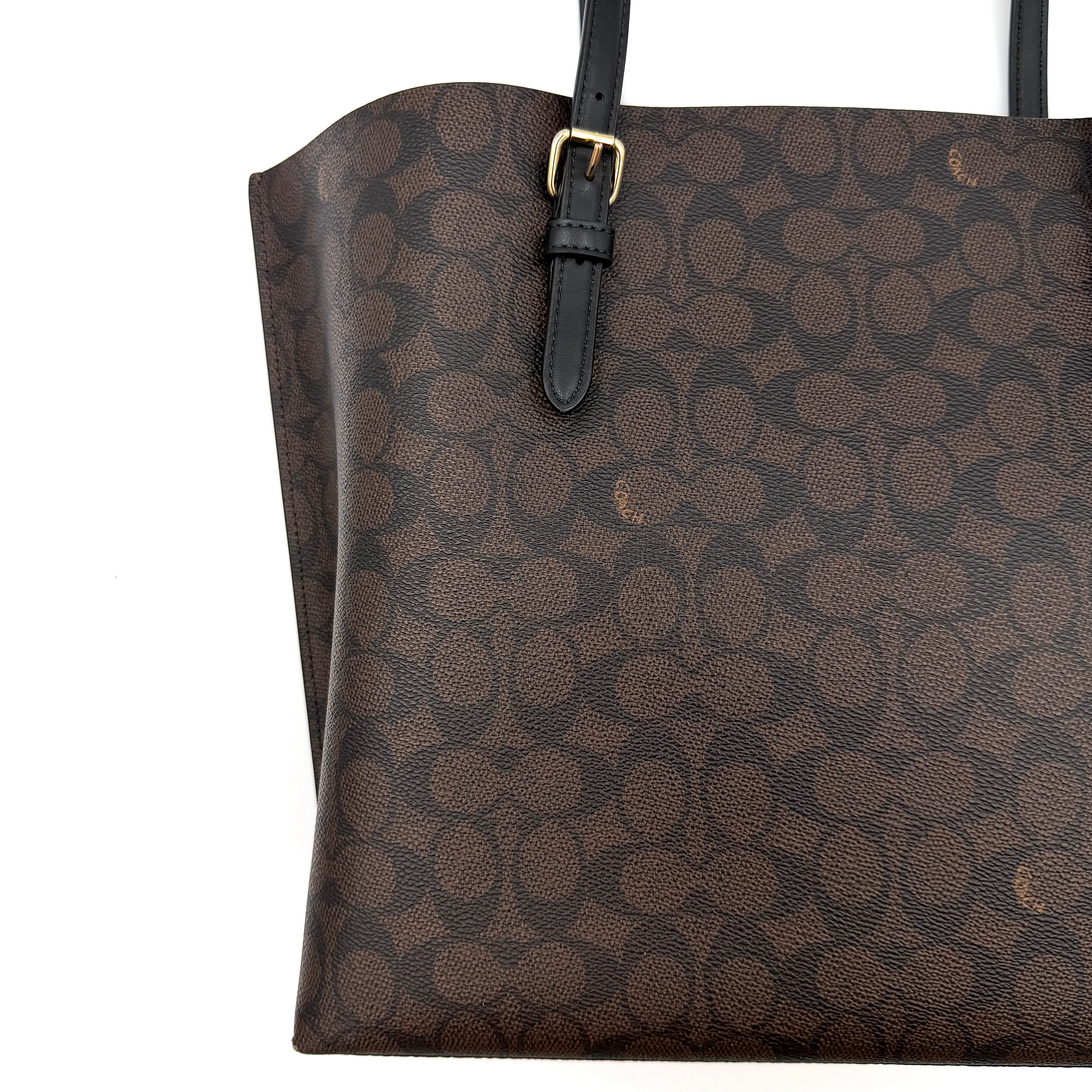 Coach Signature Mollie Tote Bag Brown
