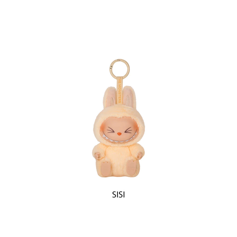Labubu V2 collectible figure by The Monsters, featuring updated colors and expressions in a mischievous designer toy form.