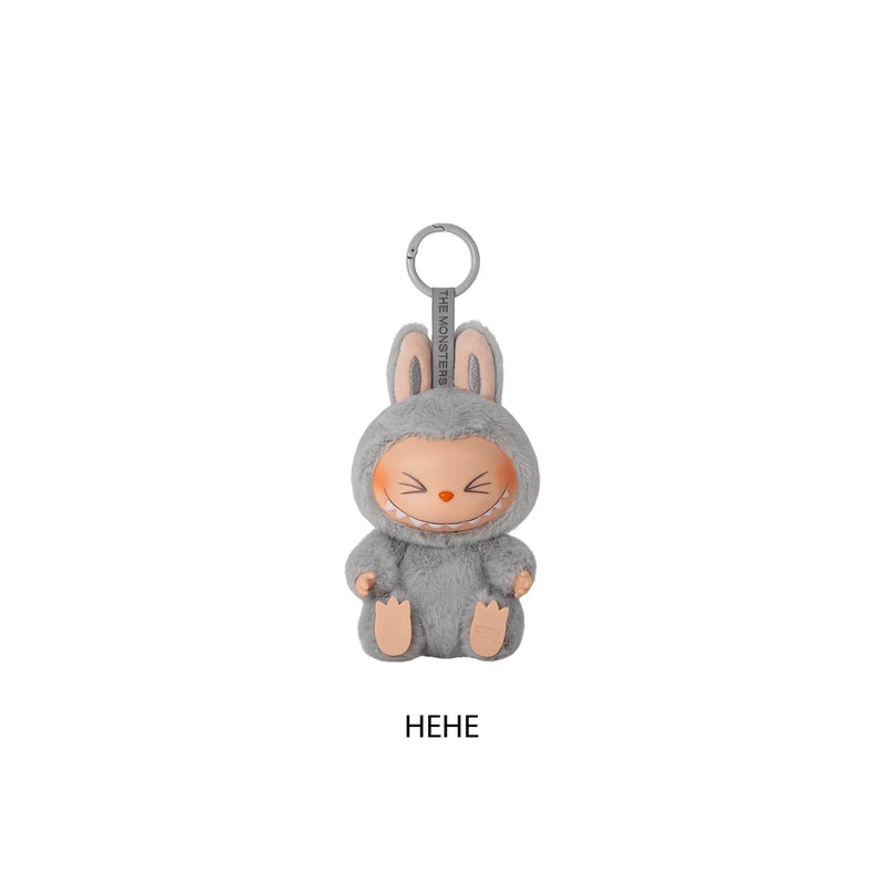 Labubu V2 collectible figure by The Monsters, featuring updated colors and expressions in a mischievous designer toy form.