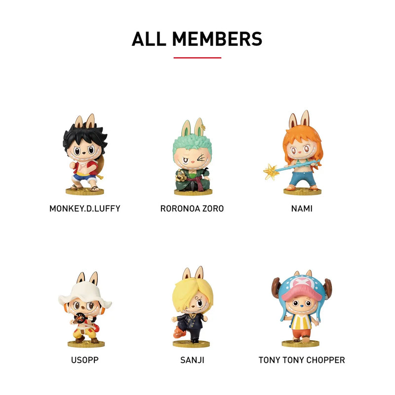 POP MART LABUBU THE MONSTERS × One Piece Series Figures