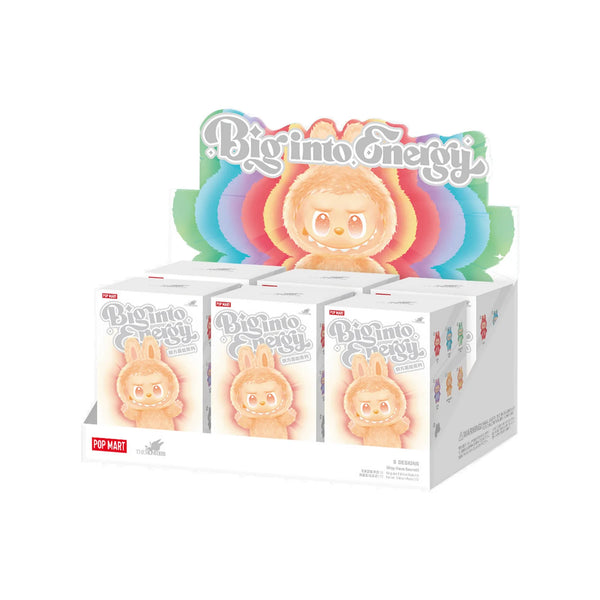 POP MART LABUBU Big Into Energy Series V3 Plush Keychain – soft bunny costume with vinyl face, available in six colors representing different emotions