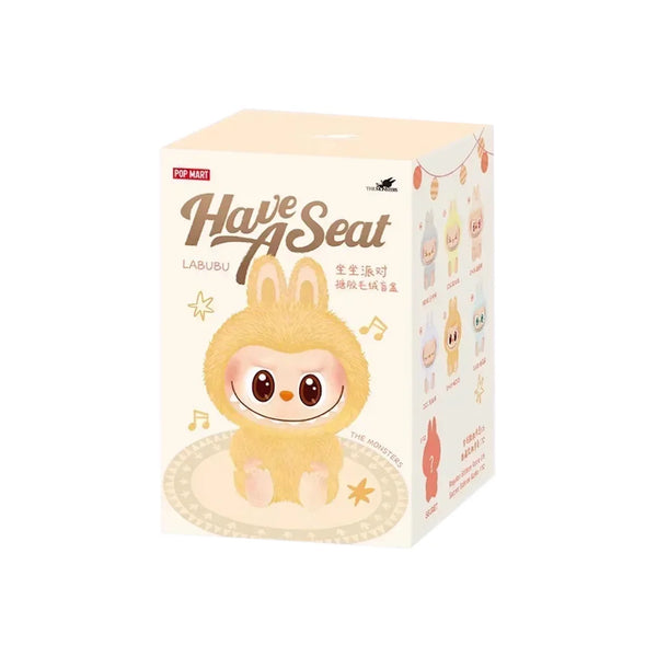 Labubu V2 collectible figure by The Monsters, featuring updated colors and expressions in a mischievous designer toy form.
