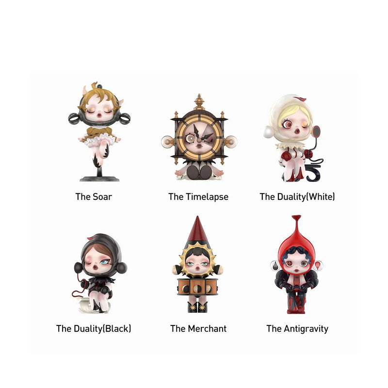 POP MART SKULLPANDA Image of Reality Series blind box figures – surreal vinyl art toys featuring abstract designs and emotional themes