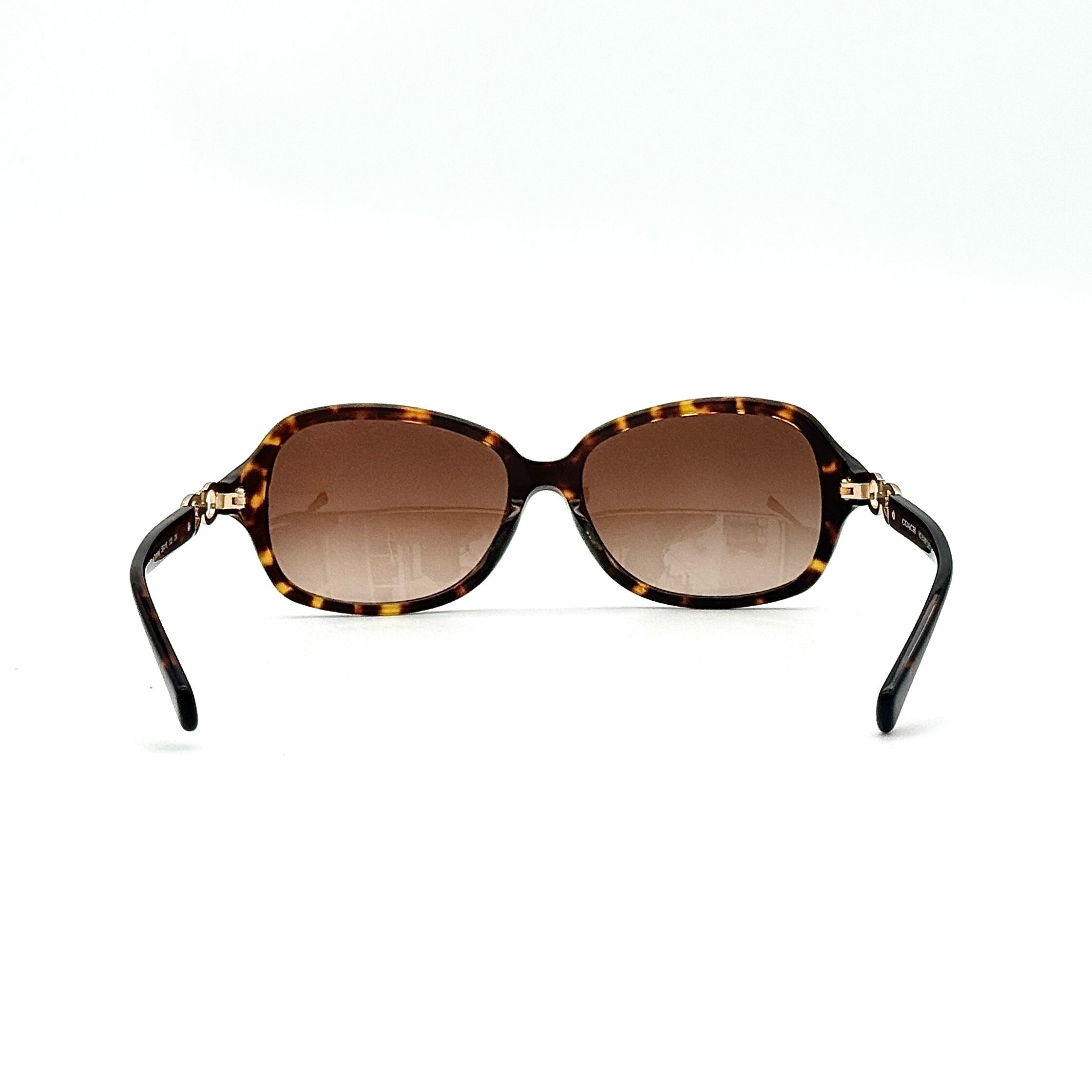 Coach HC8146F Kissing C Sunglasses Dark Tortoise