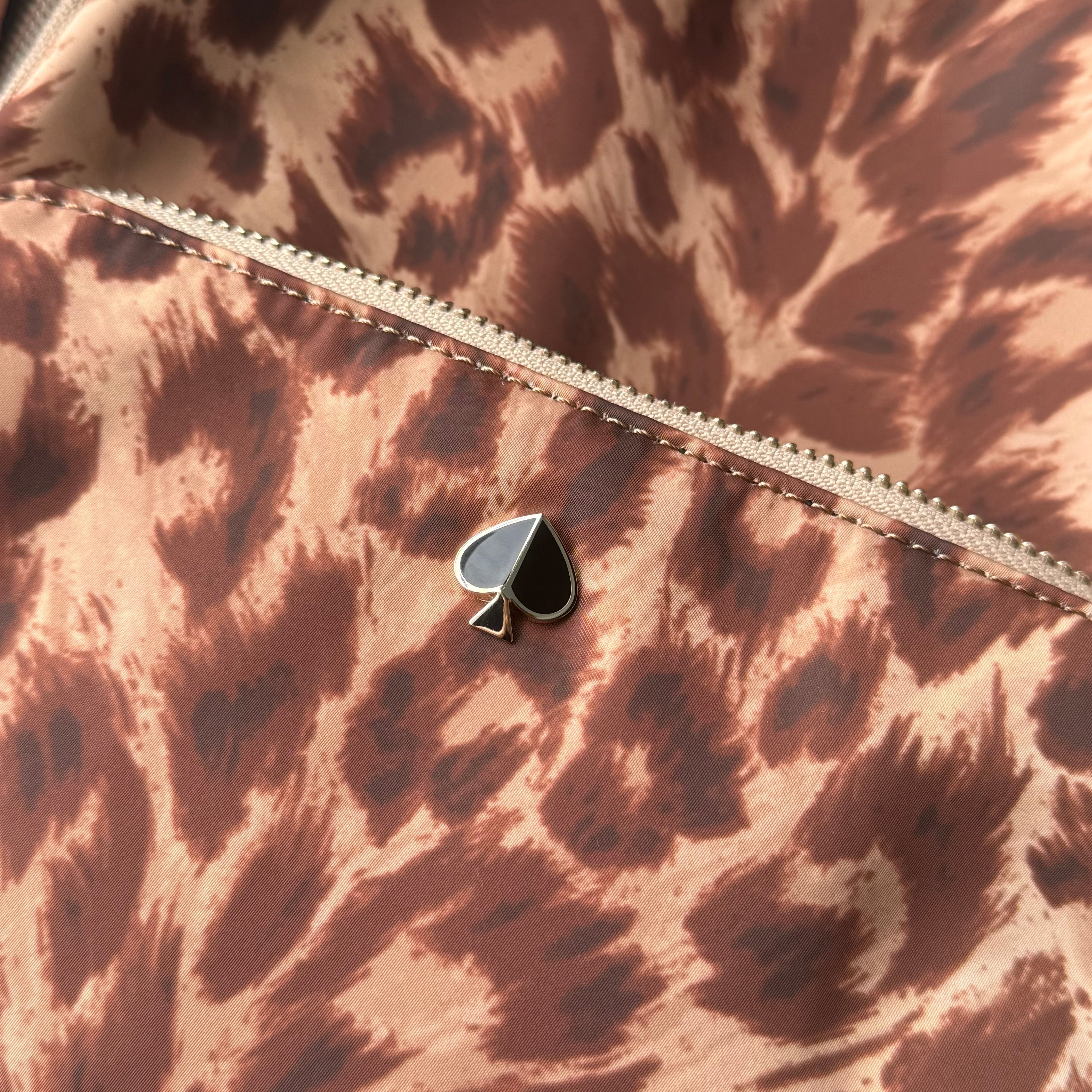 Kate Spade Taylor Leopard Print Backpack