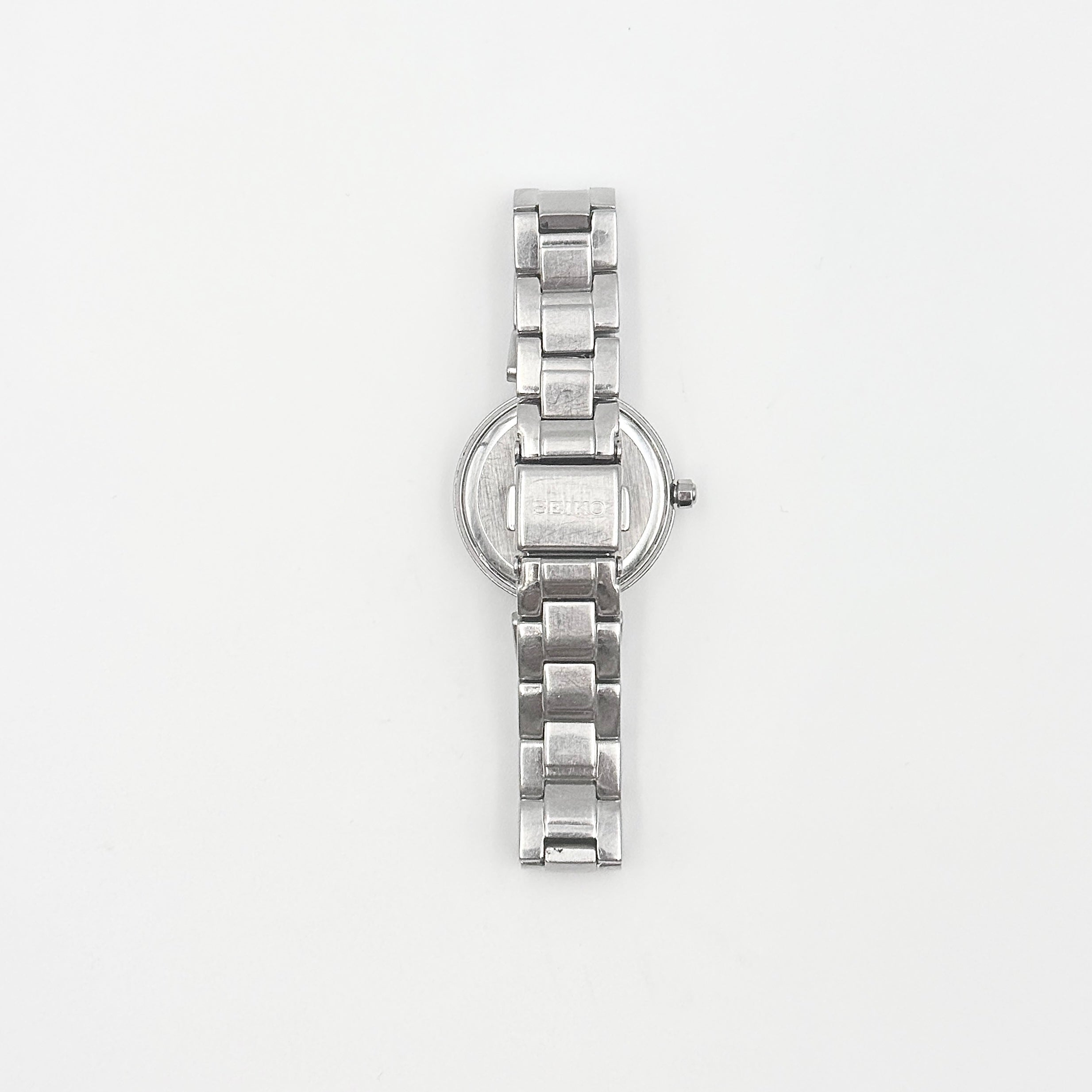 Seiko Pink Dial 7N82-0GY0 Stainless Steel Watch