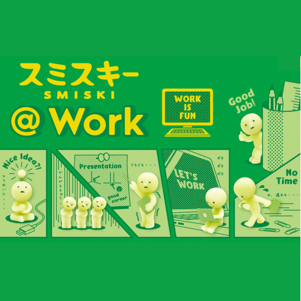 Smiski collectible figure, glow-in-the-dark mini character in quirky poses, perfect for shelves and desks.