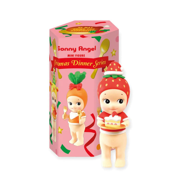 Sonny Angel collectible figure from Sonny Angel Christmas Dinner 2024 Series, featuring a charming mini angel design with themed headgear.