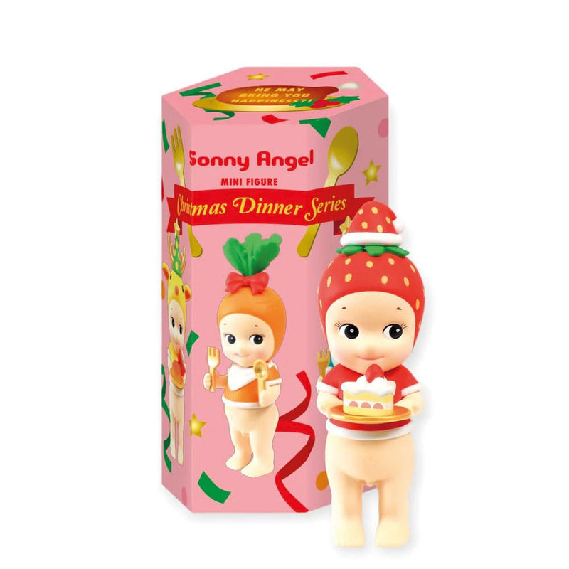 Sonny Angel collectible figure from Sonny Angel Christmas Dinner 2024 Series, featuring a charming mini angel design with themed headgear.